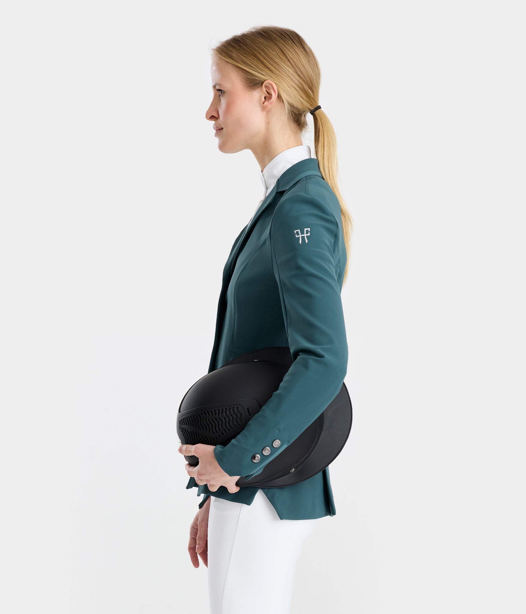 HORSE PILOT Aeromade Jacket Women - Balsam Green (logo silver)