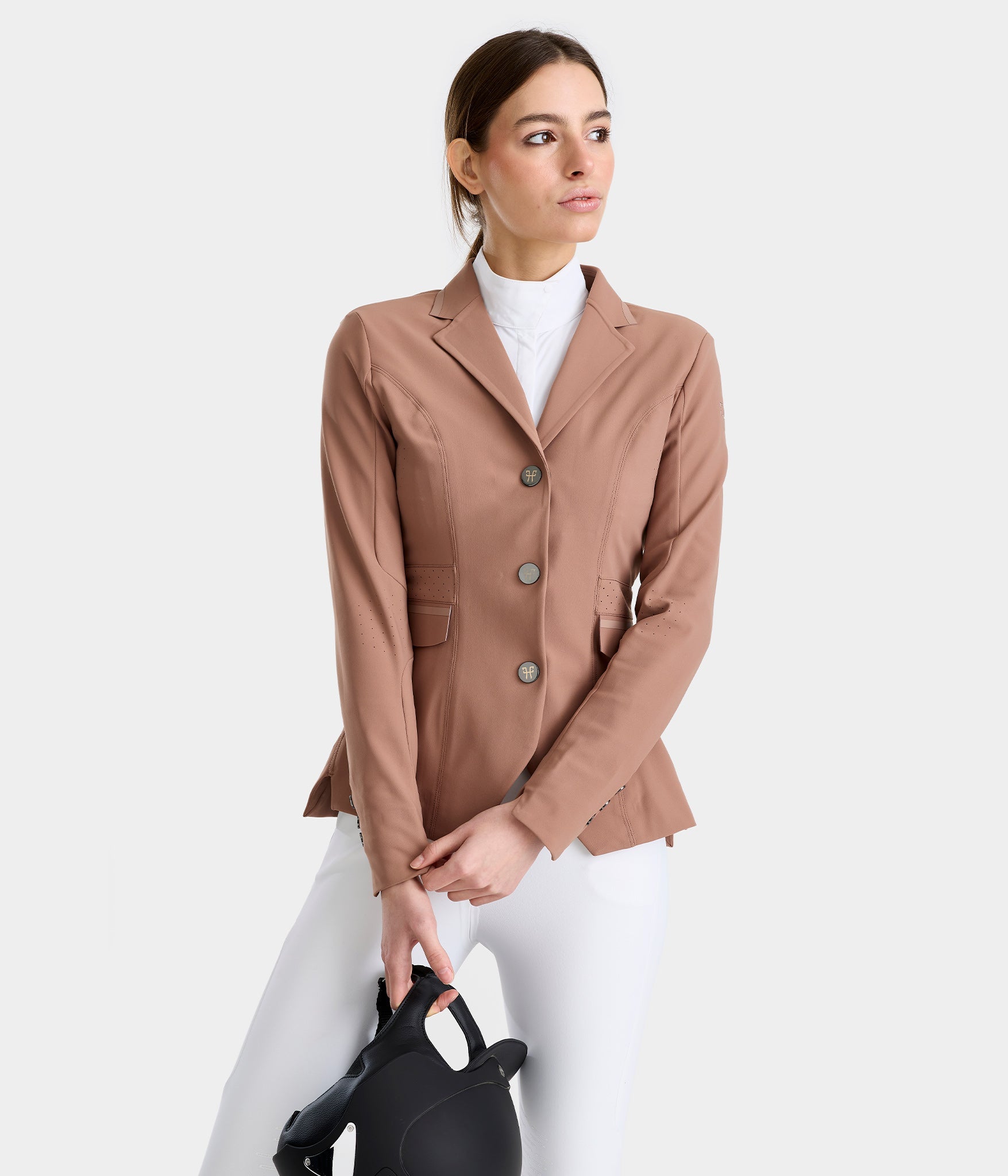 HORSE PILOT Aeromade Jacket Women - Dark Night (logo silver)