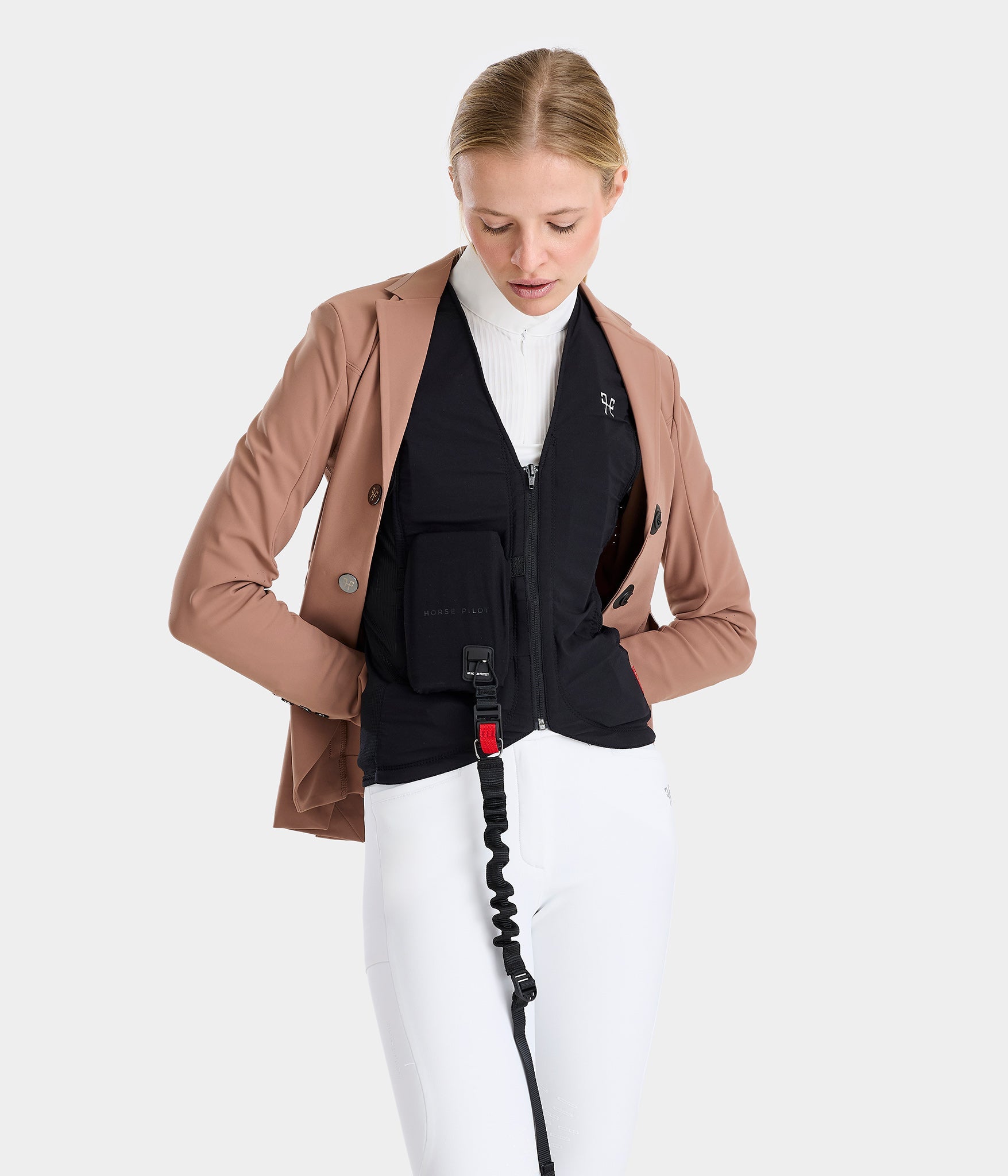 HORSE PILOT Aeromade Jacket Women - Black (logo silver)