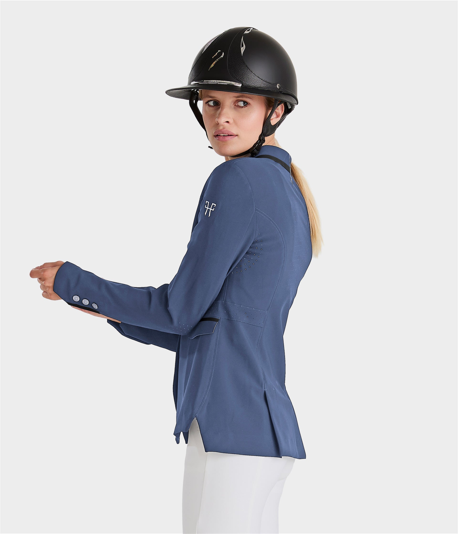 HORSE PILOT Aeromade Jacket Women - Black (logo silver)
