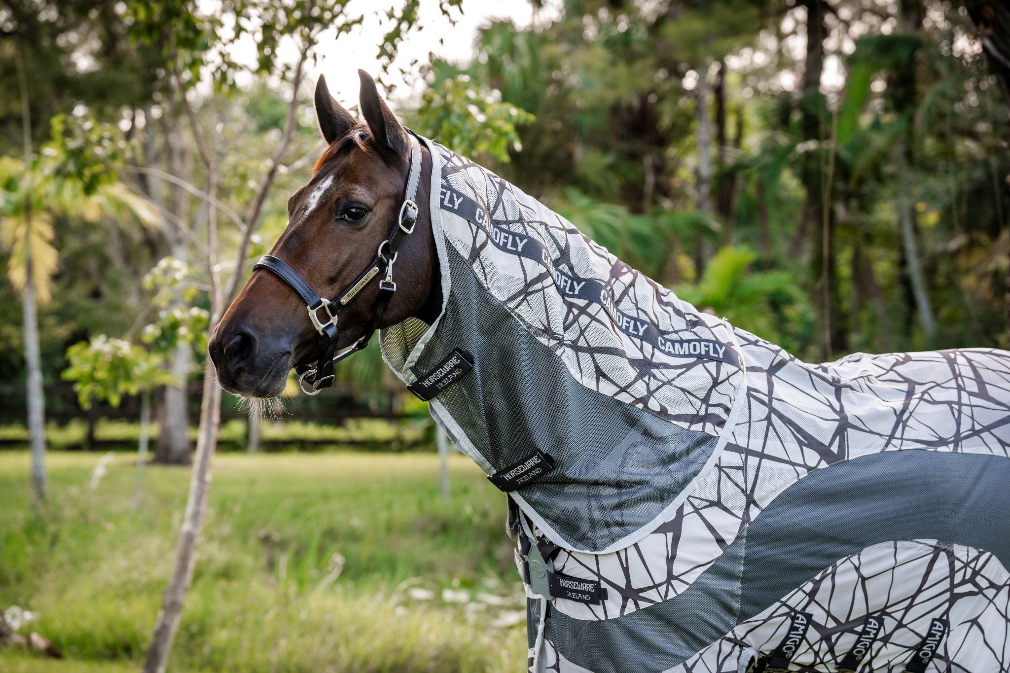 Horseware Amigo CamoFly fly sheet Grey