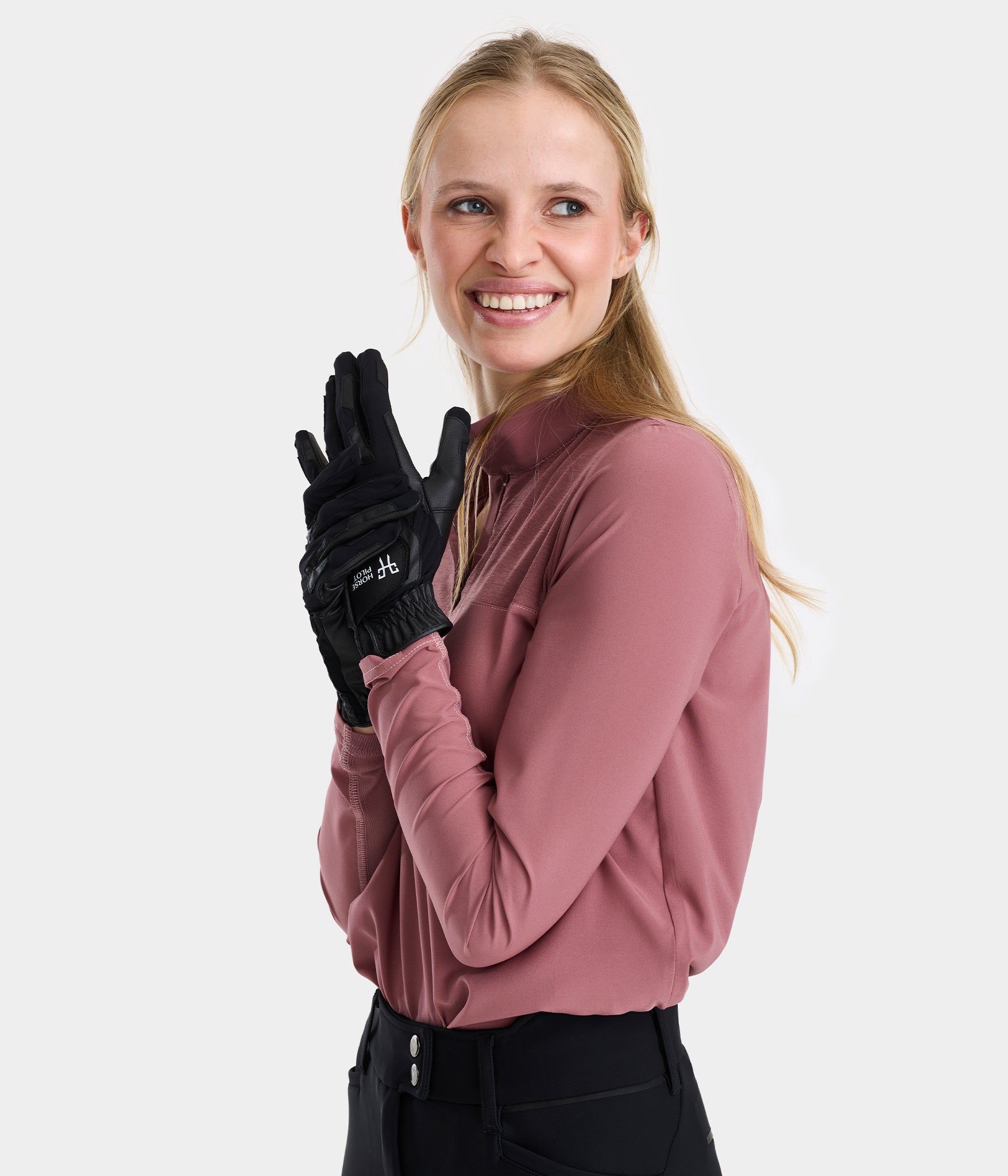 HORSE PILOT Competition Gloves - Black