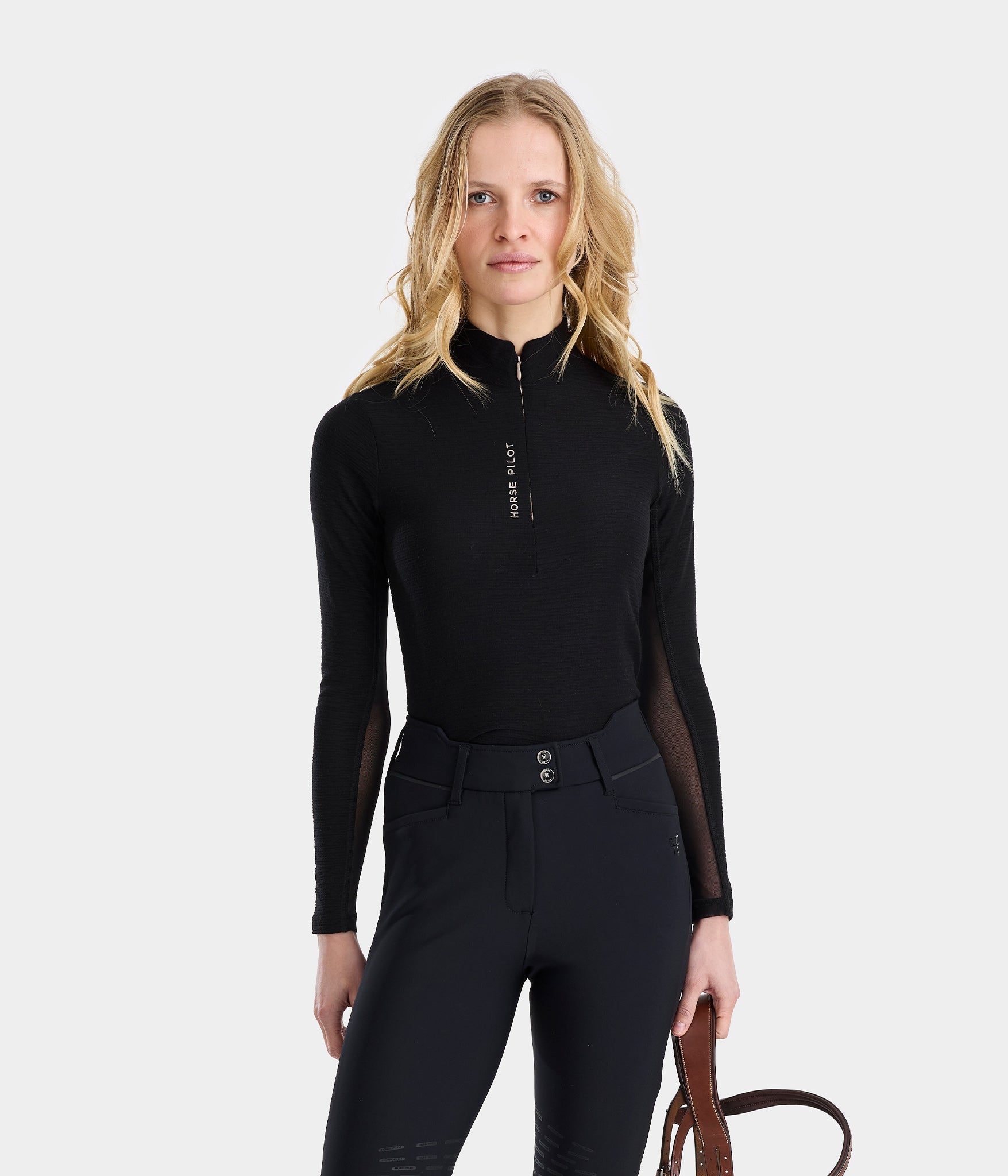 HORSE PILOT Suntech Shirt Women - Wind Grey