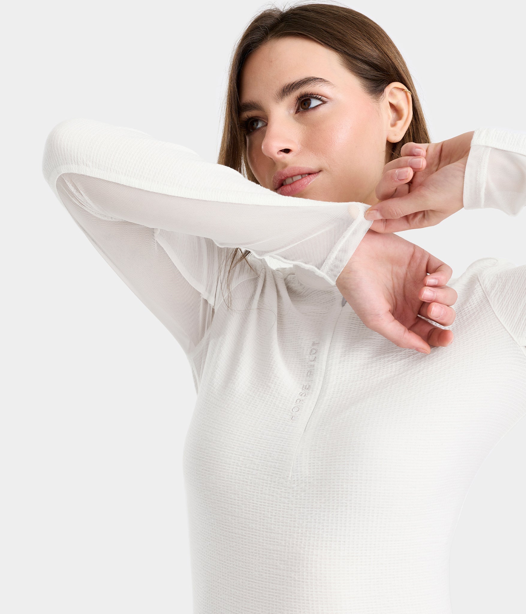 HORSE PILOT Suntech Shirt Women - Wind Grey