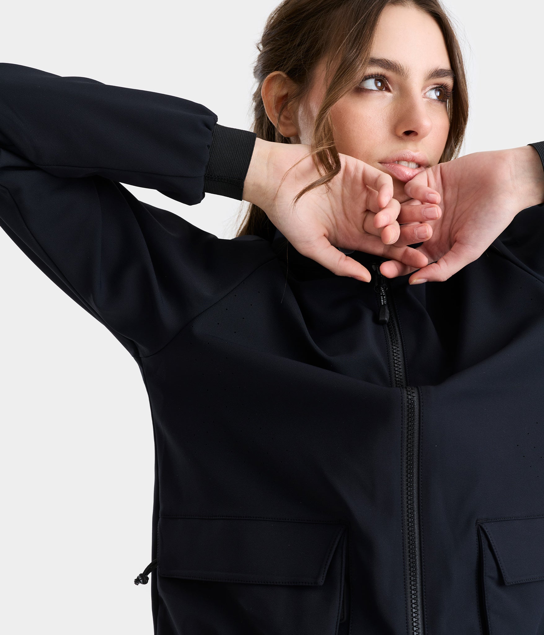 Horse Pilot Teddy Jacket Women - Dark Red