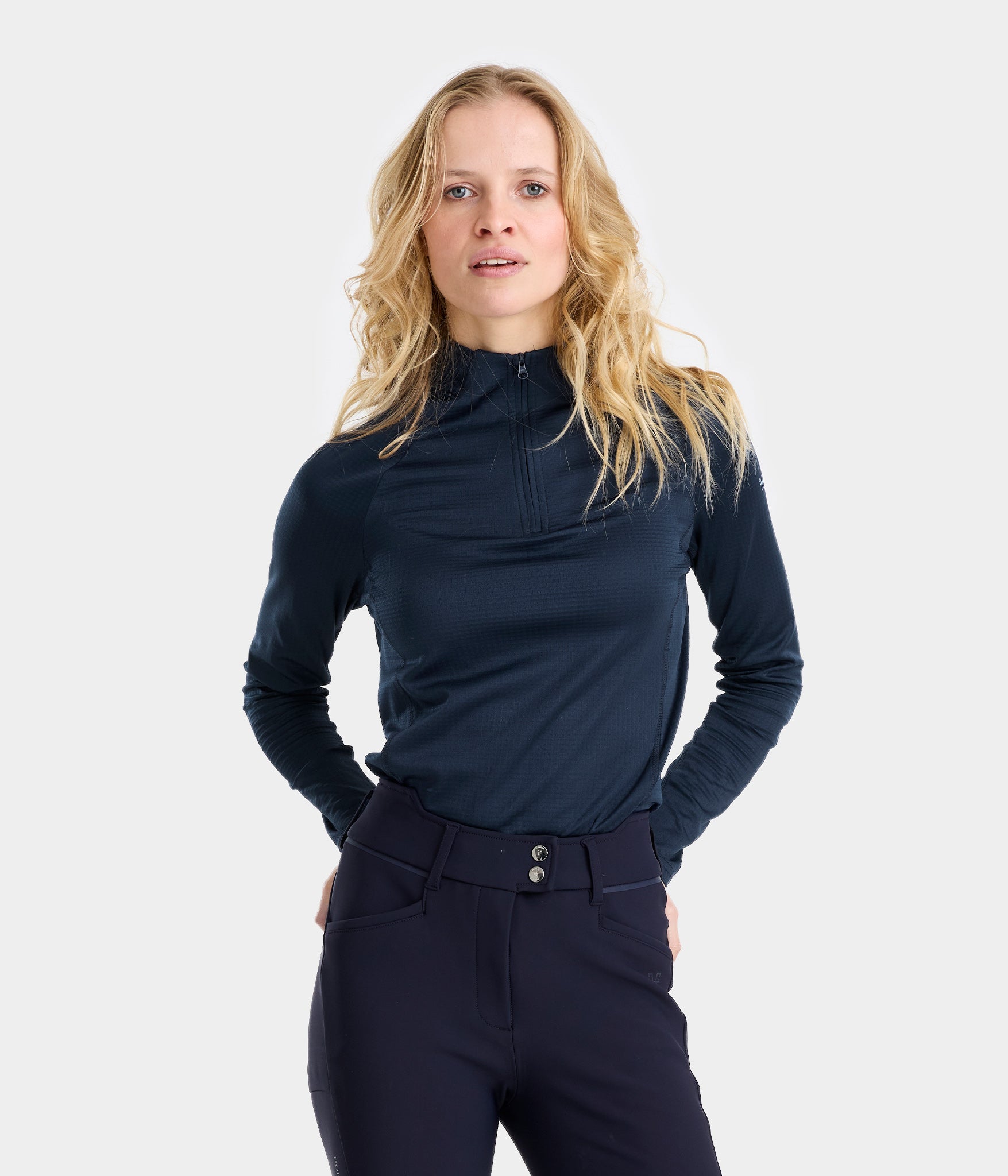 Horse Pilot Winter Shirt Women - Navy