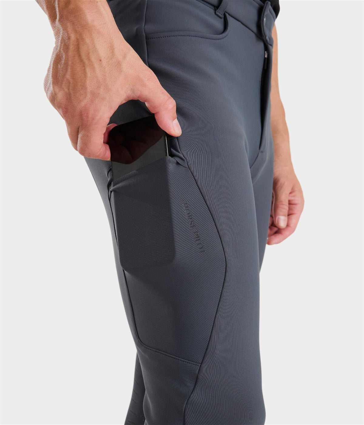 Horse Pilot X Perform Iconic Breeches Men - Iron