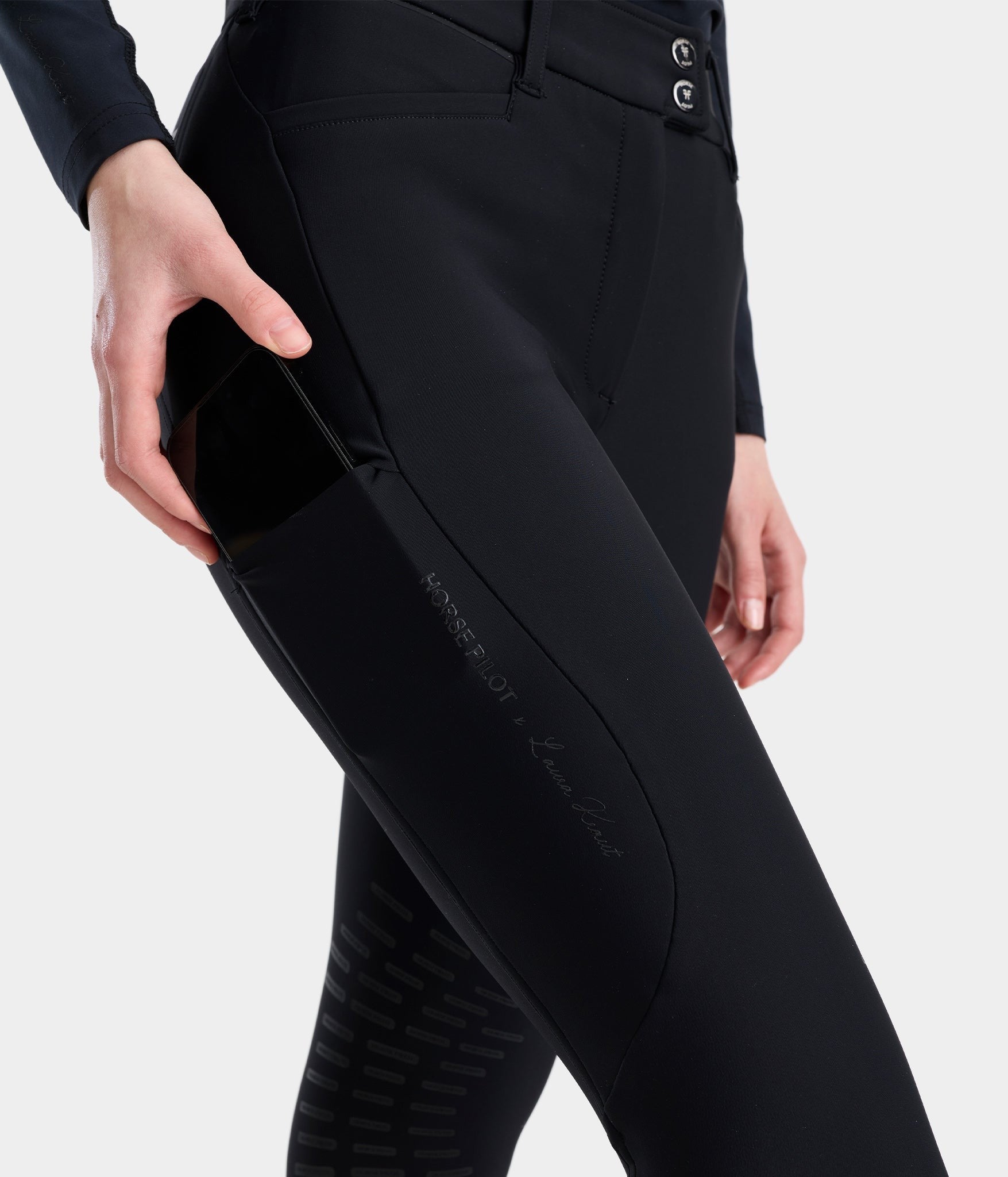 Horse Pilot X Perform Iconic Laura Kraut Breeches Women - Black