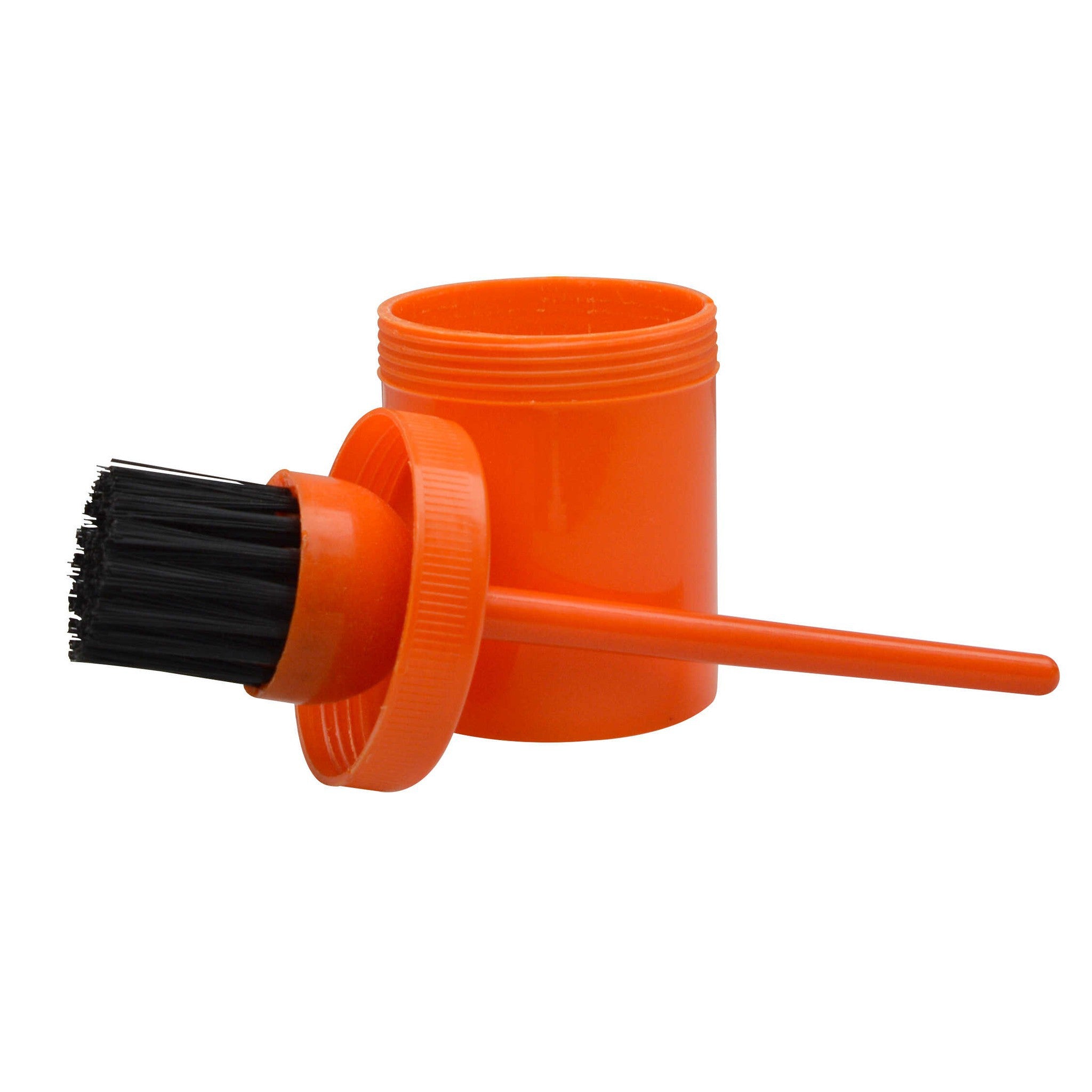 Hippo-Tonic Hoof oil brush with container Orange 700529022