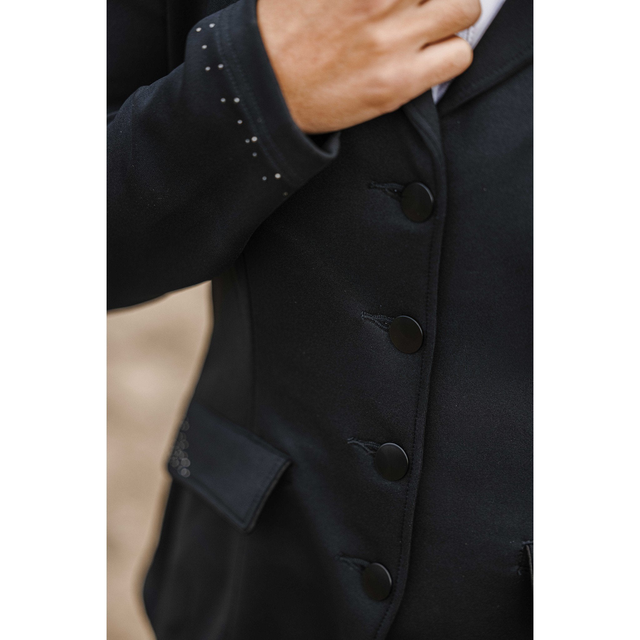 Je t'aime EQUITHÈME Stockholm Show Jacket - Ladies Black 988530236