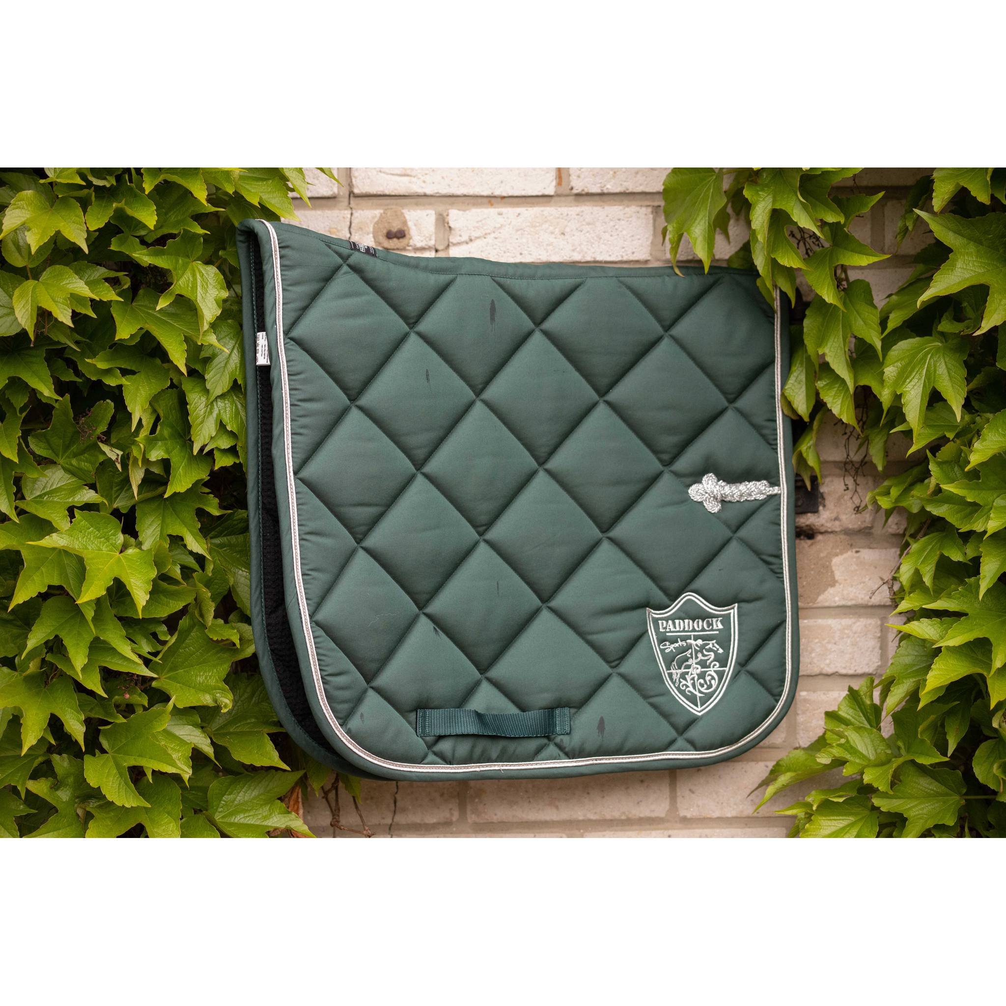 Paddock Sports Prem's Badge Dressage Saddle Pad Green - 204751009_ambi_4