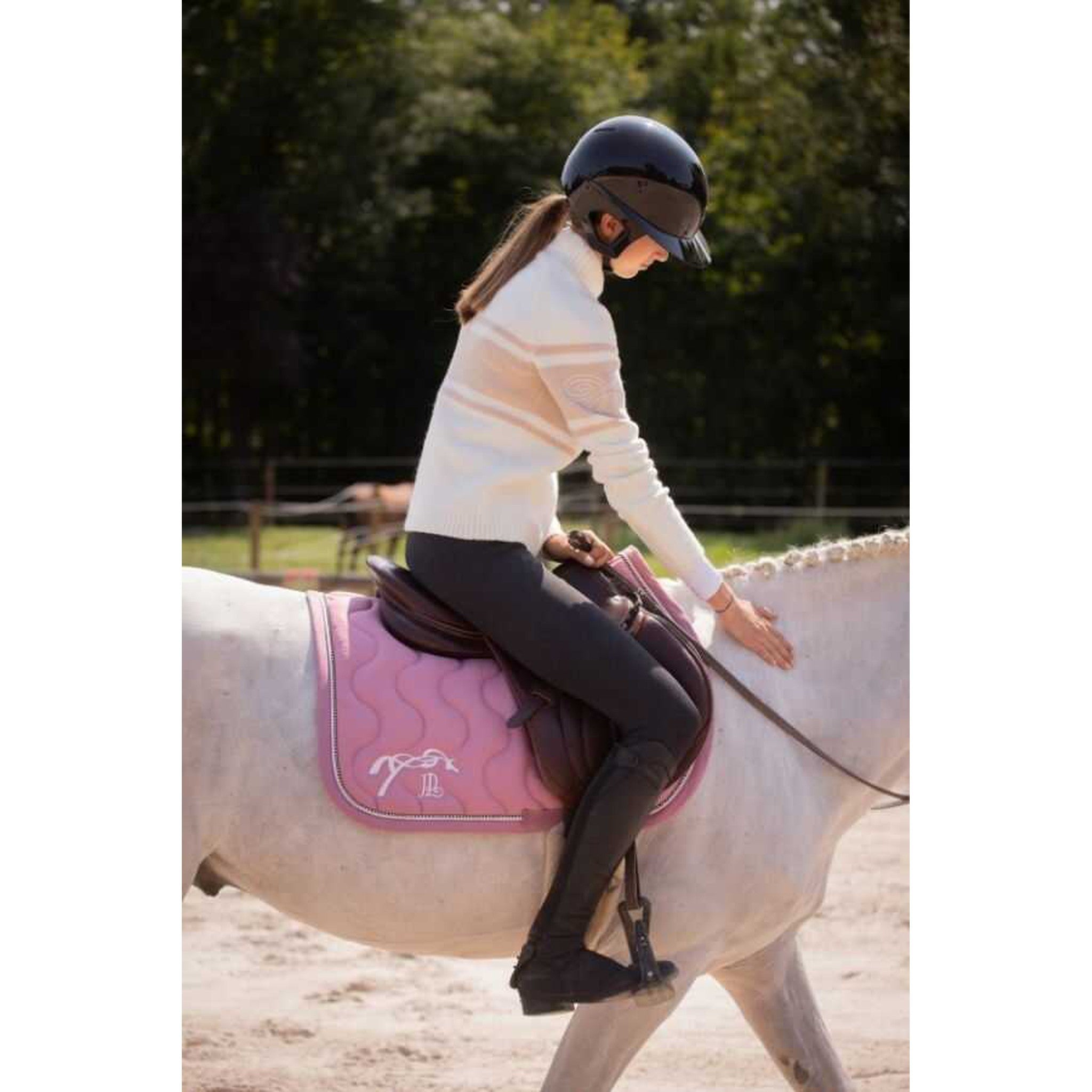 Pénélope Diamant Saddle Pad - All purpose Lilac 204846316