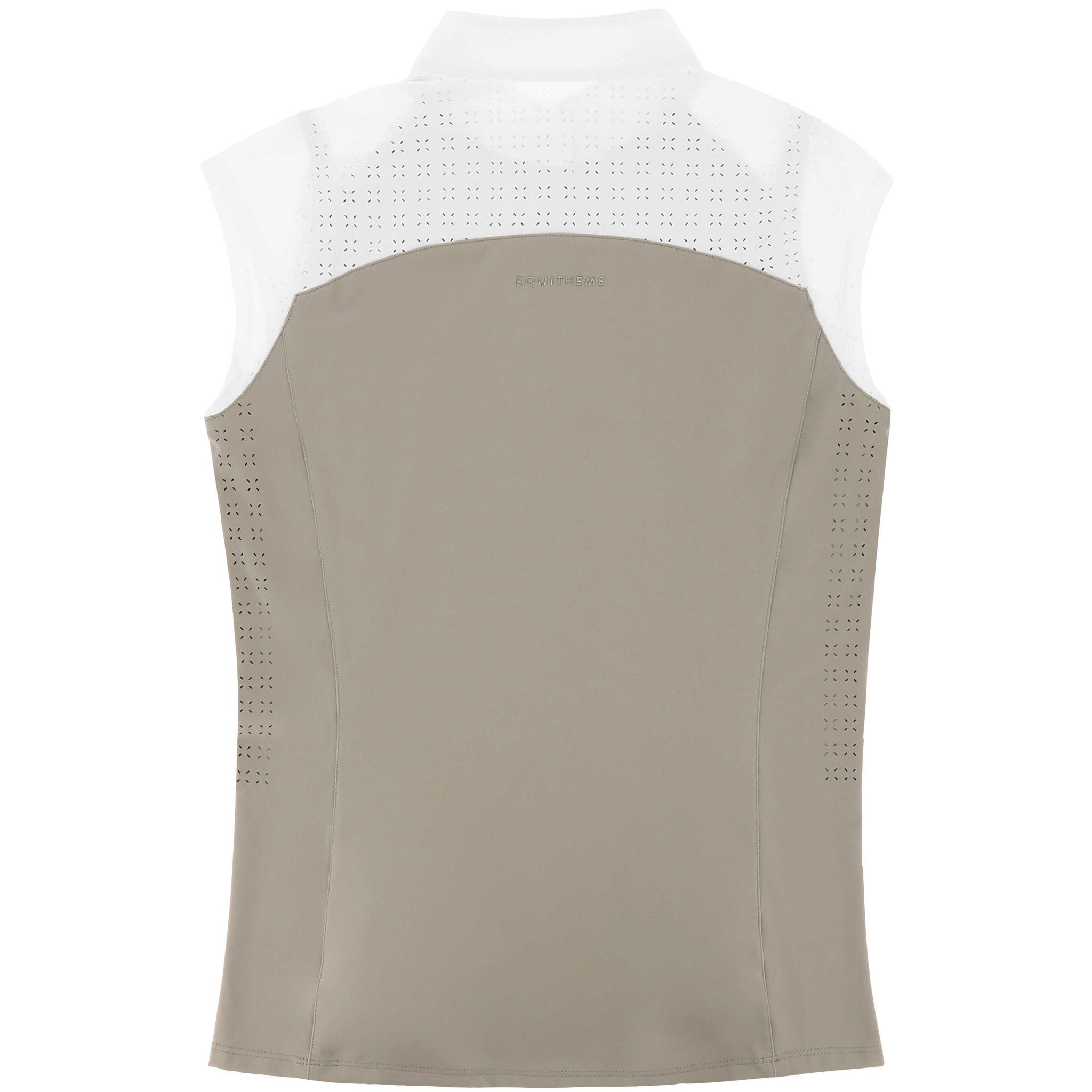 EQUITHÈME Sleeveless Show Polo – Judith Taupe 962134272