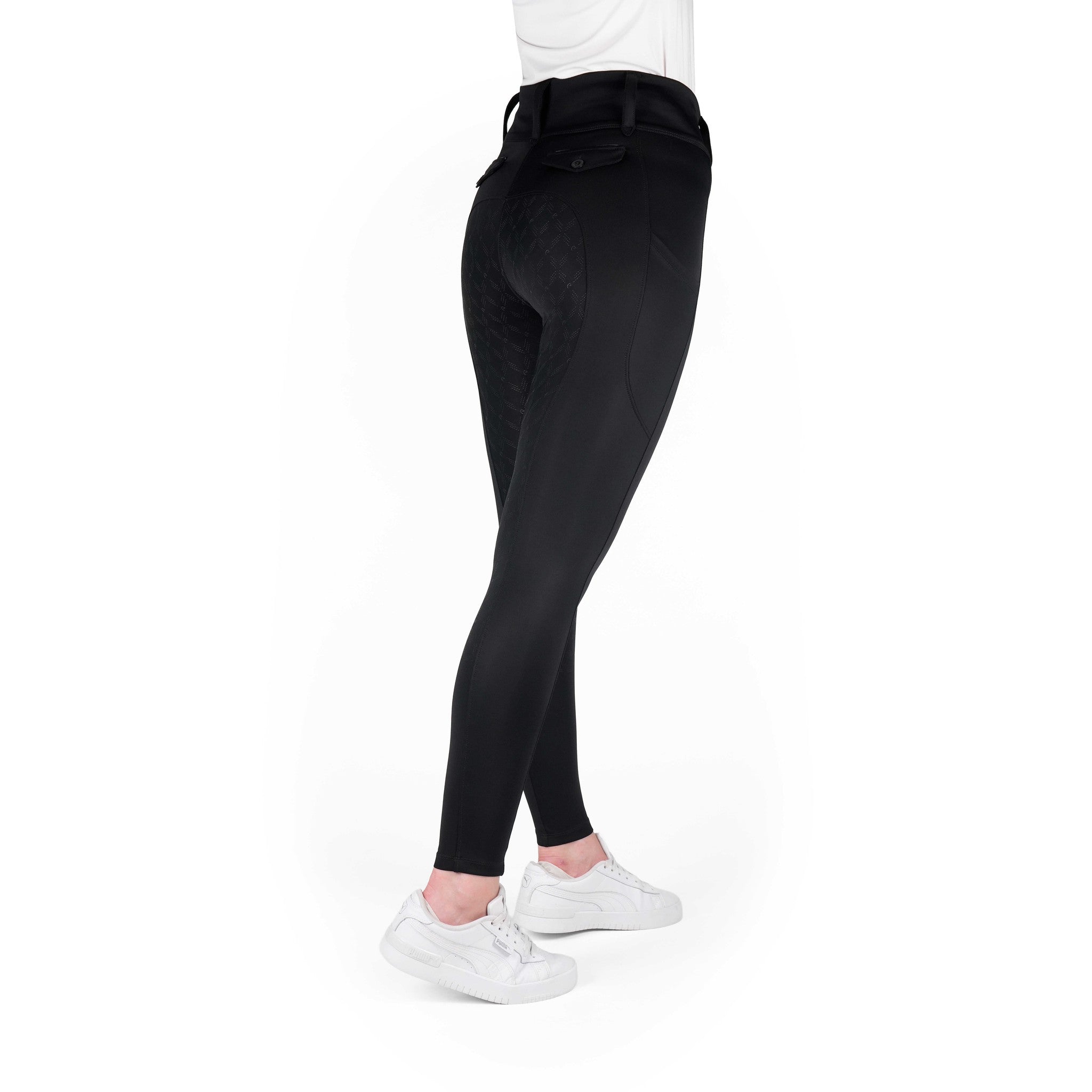 EQUITHÈME Alizé Full-Seat Leggings - Ladies Black 979167236