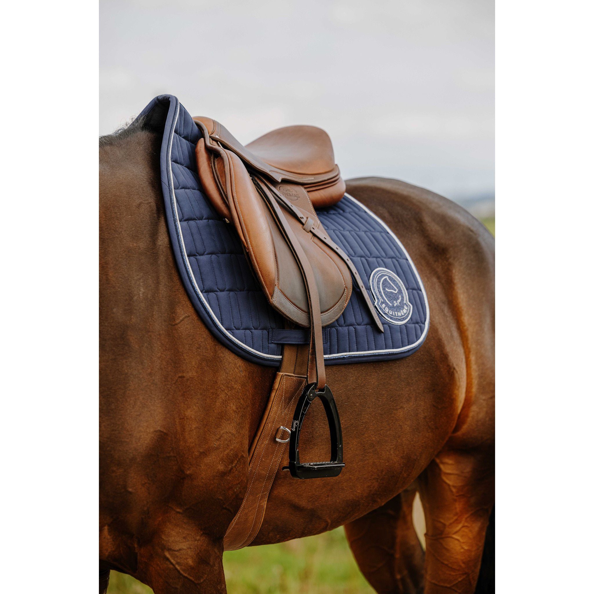 Je t'aime EQUITHÈME Compet Saddle pad - All purpose Blue 204506007