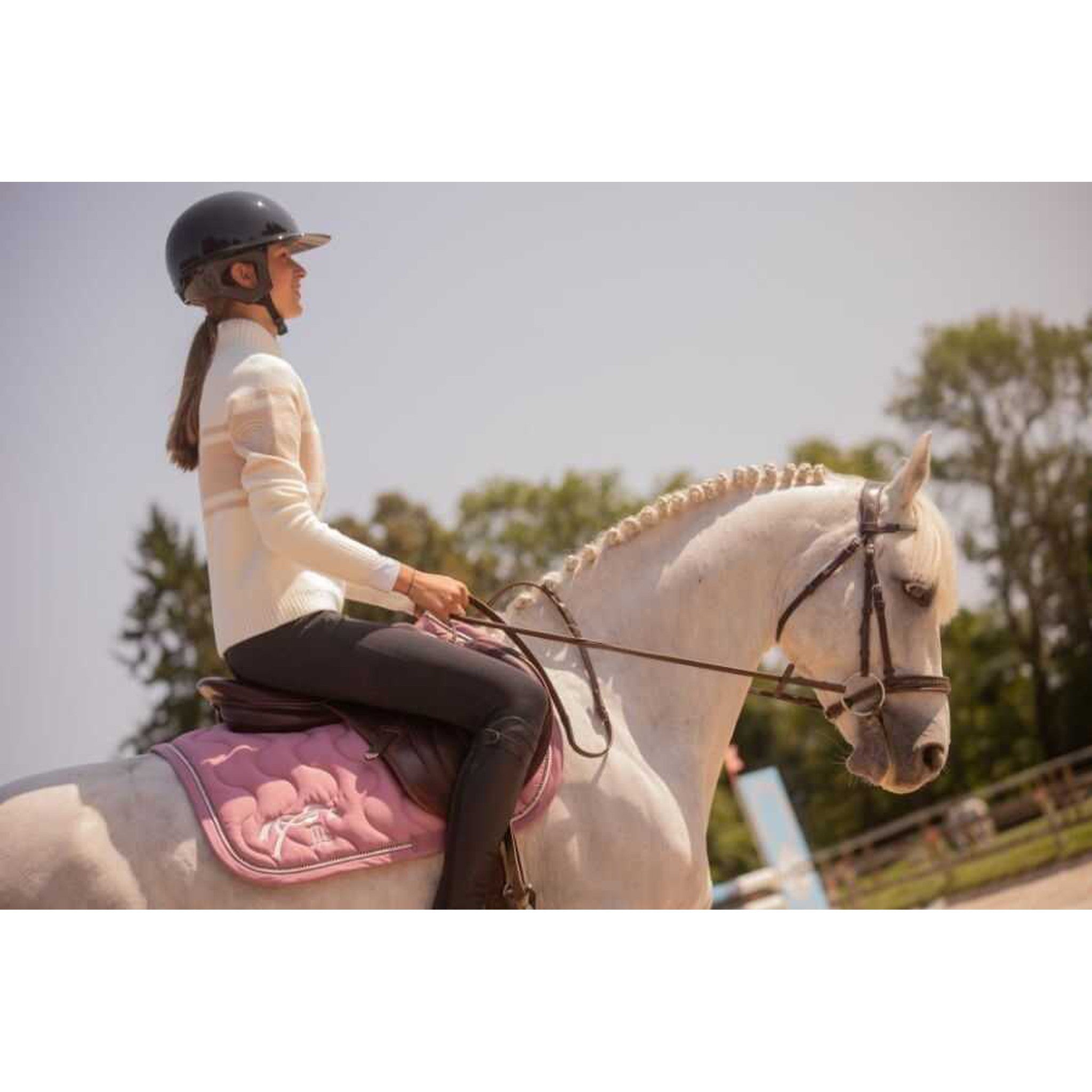 Pénélope Diamant Saddle Pad - All purpose Lilac 204846316