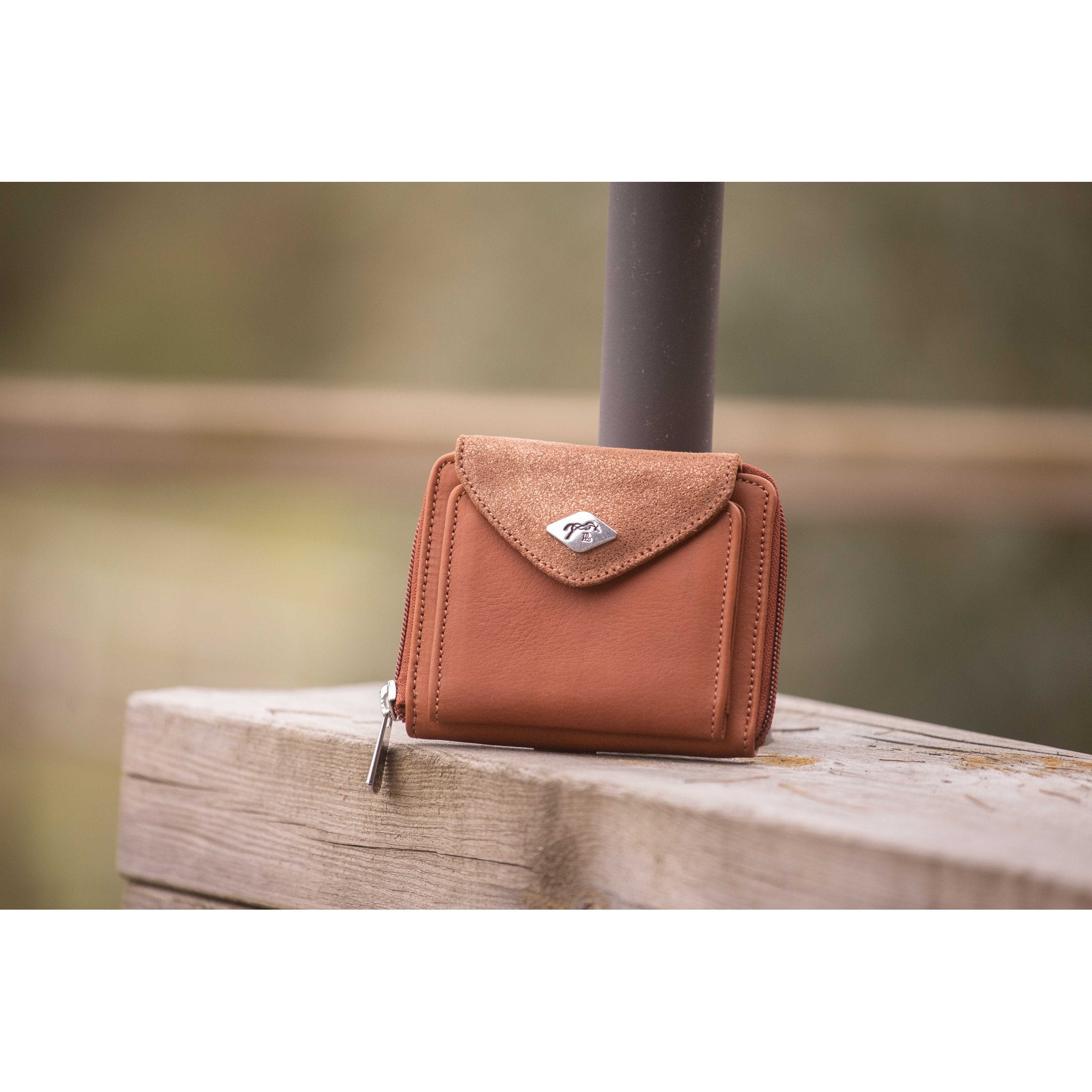 Penelope Clémence Leather Wallet Cognac - 936024014_zoom_2