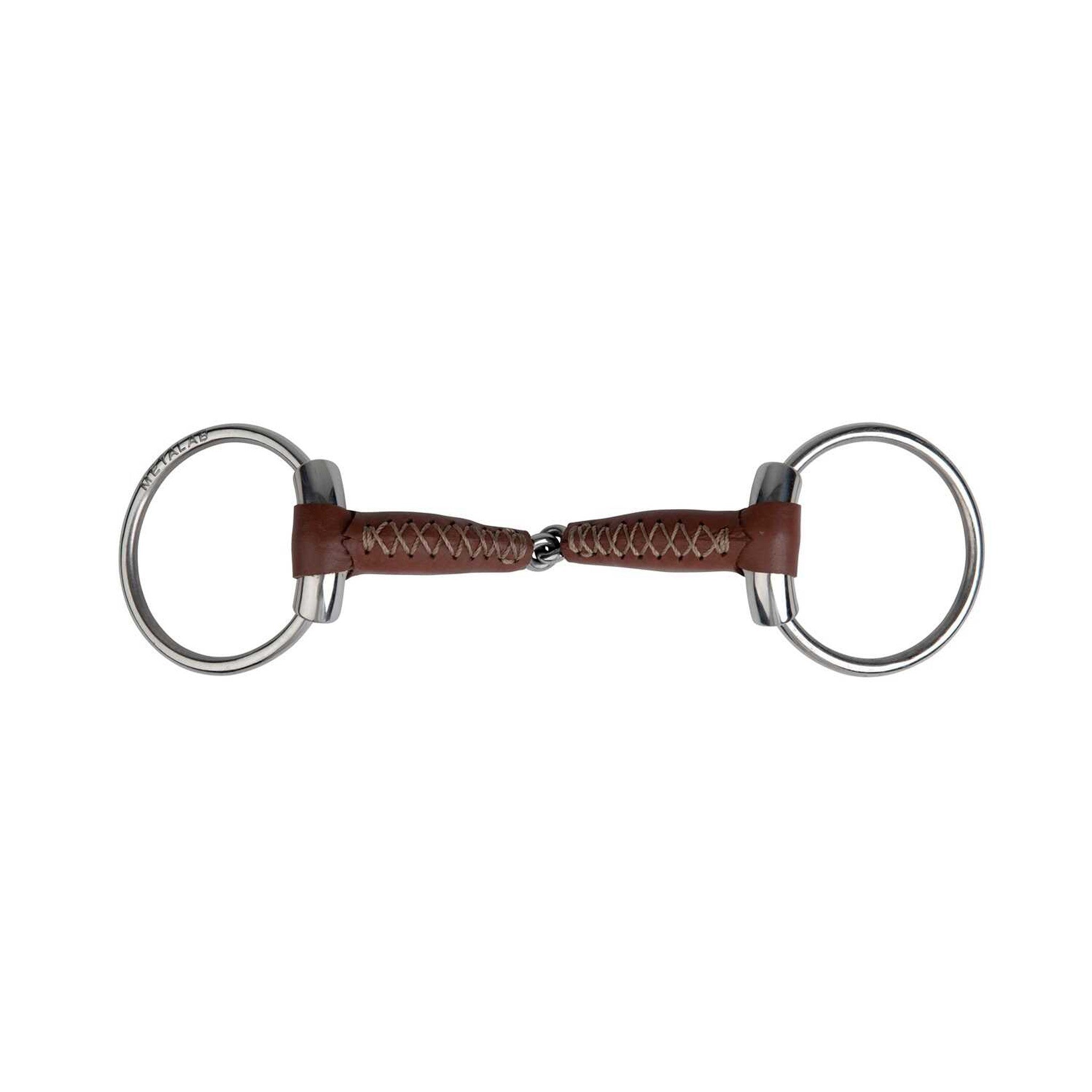 Metalab Pinchless Leather Loose Ring Snaffle 590017125