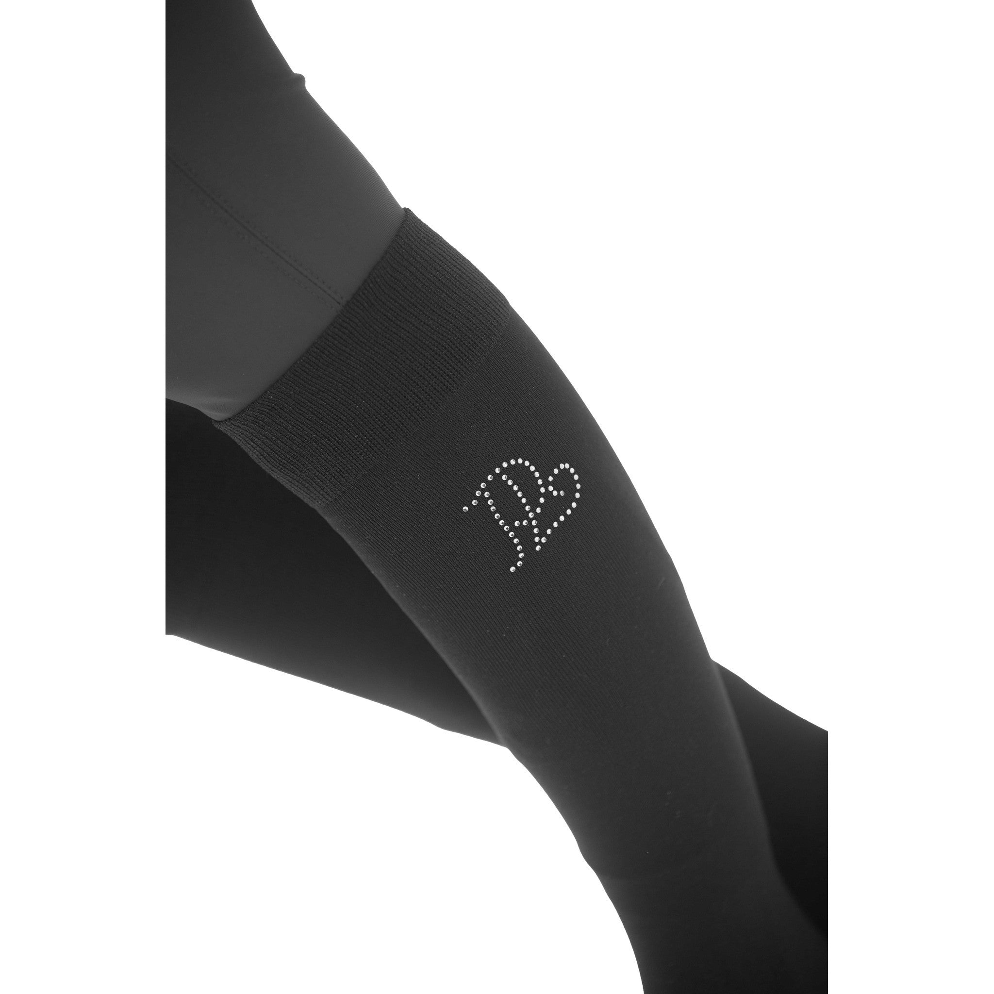 PENELOPE Luxe Strass Riding Socks Black/silver grey 986804022