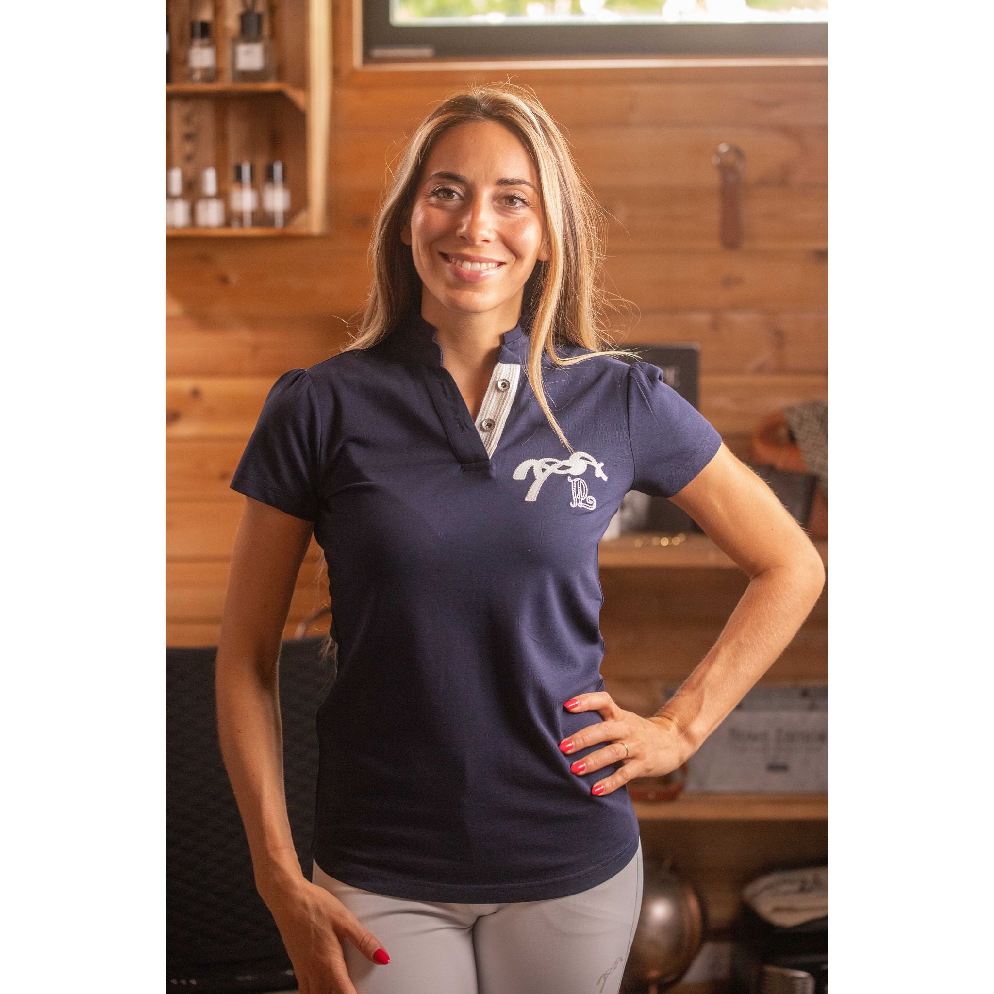 Penelope Victorine Polo - Ladies Navy blue - 963432071_ambi_1