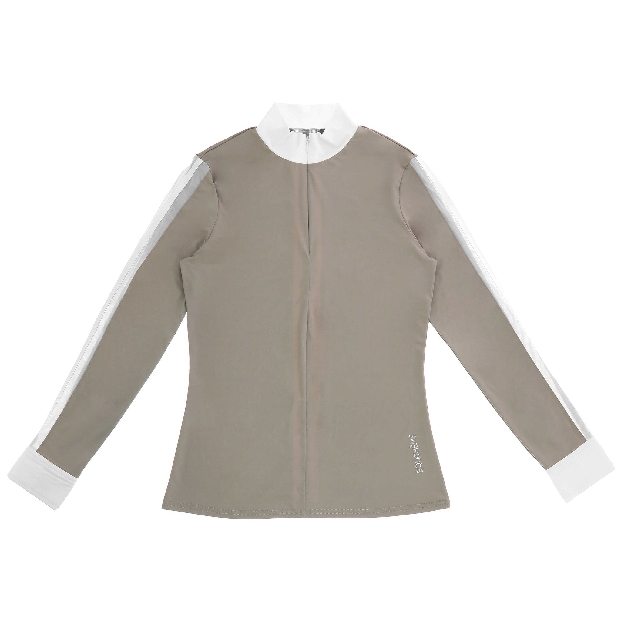 EQUITHÈME Estoril show polo - Ladies Taupe 962119271