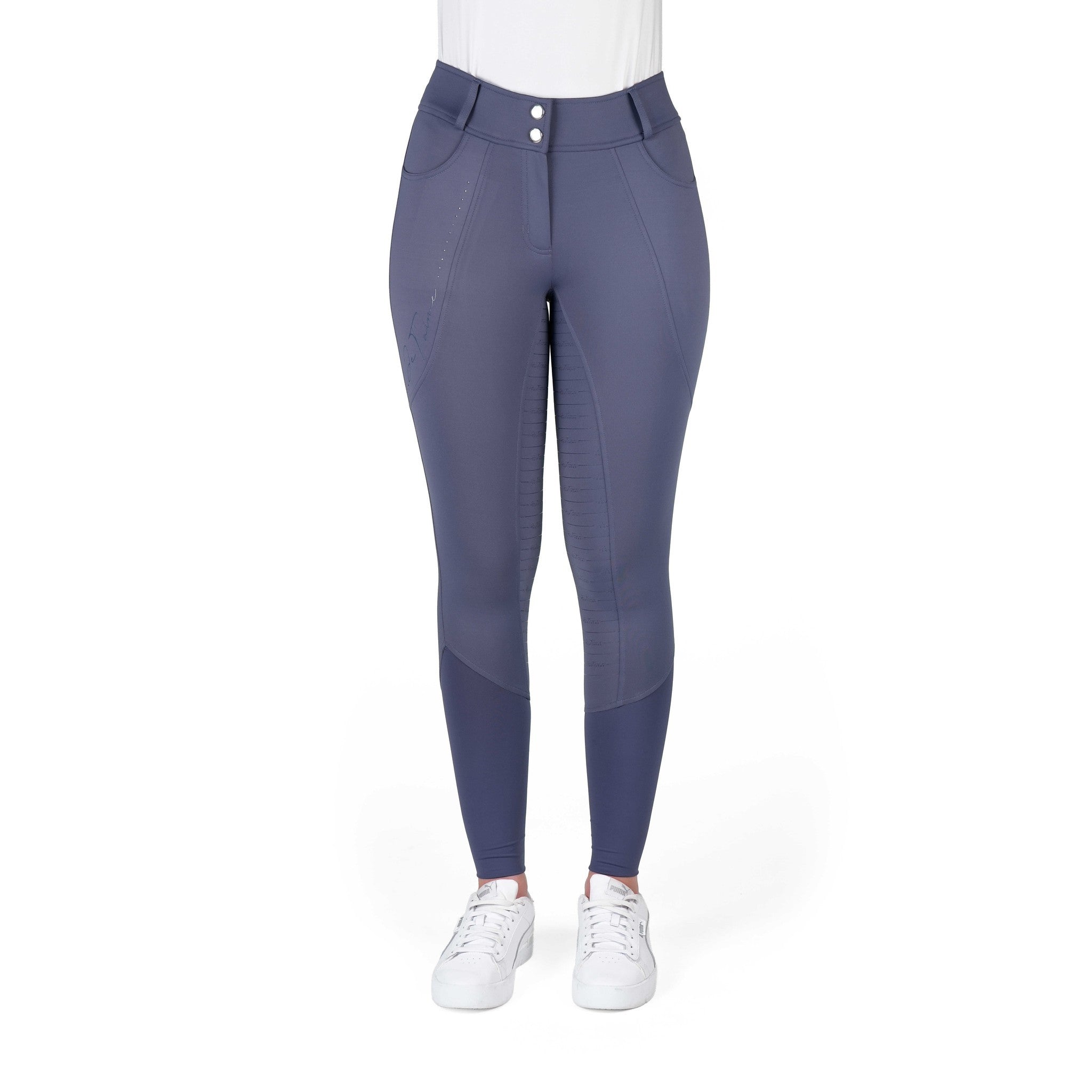 Je t’aime EQUITHÈME Elsa Breeches - Children Blue/grey 979842636