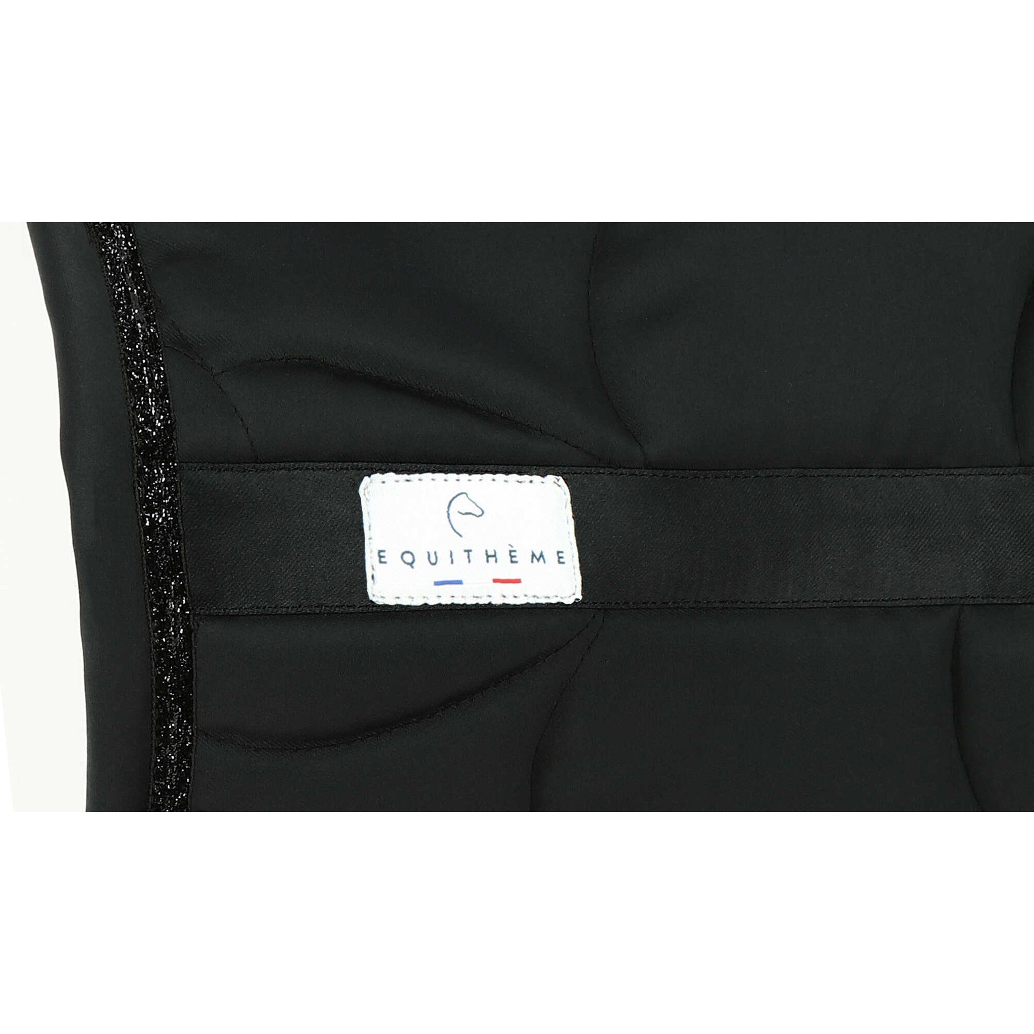 EQUITHÈME Satin Saddle pad - All purpose Black 204432002
