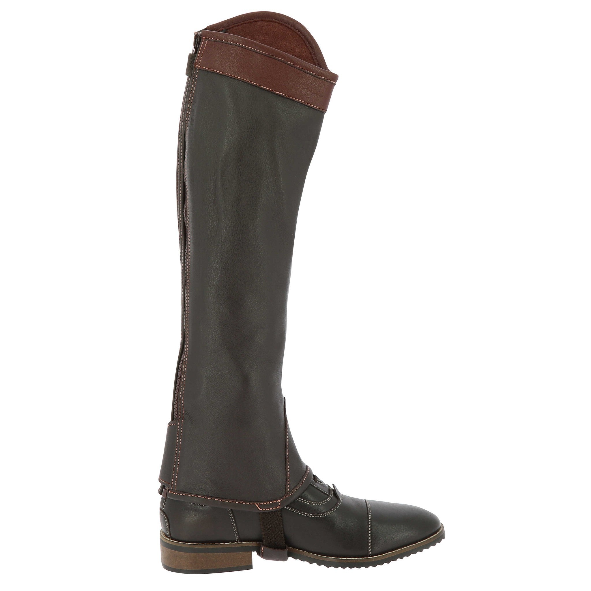 EQUITHÈME Elite half-chaps - Adult Brown 913239431