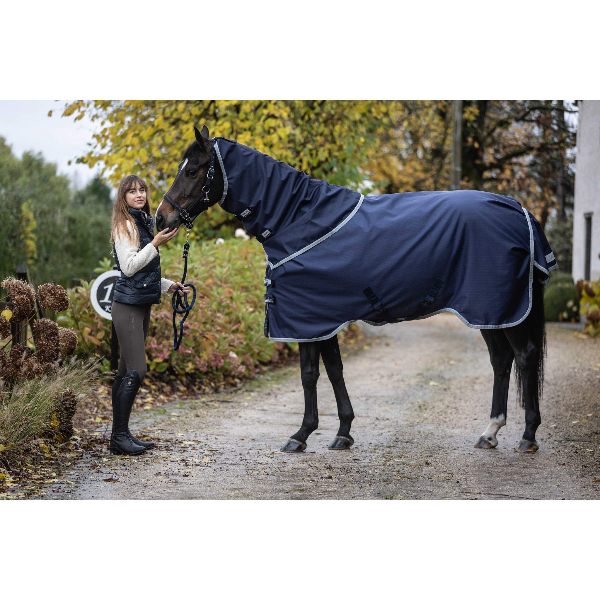 Lami-Cell Armadillo 1200D Turnout Sheet Navy blue/grey 400867063