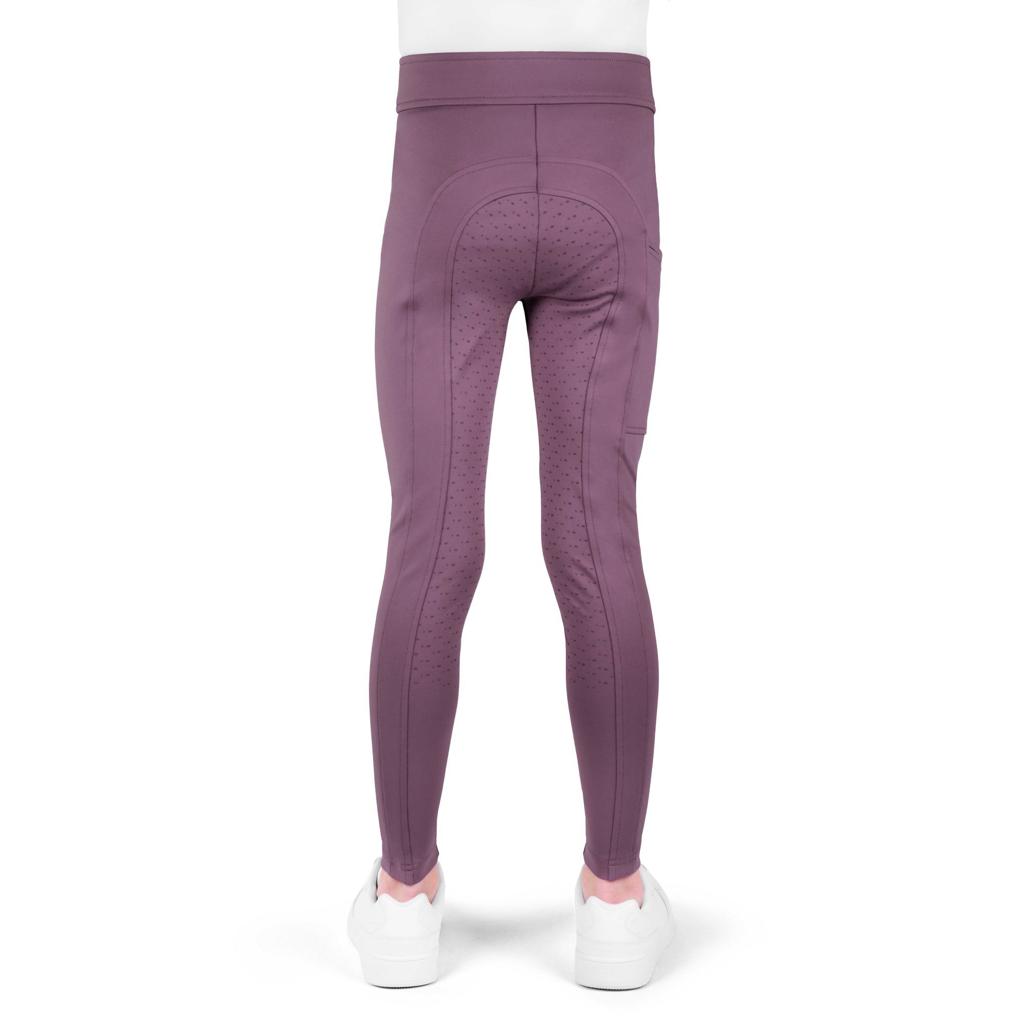 EQUITHÈME Birdy Silicone Full Seat Leggings - Kids Lilac 979172310