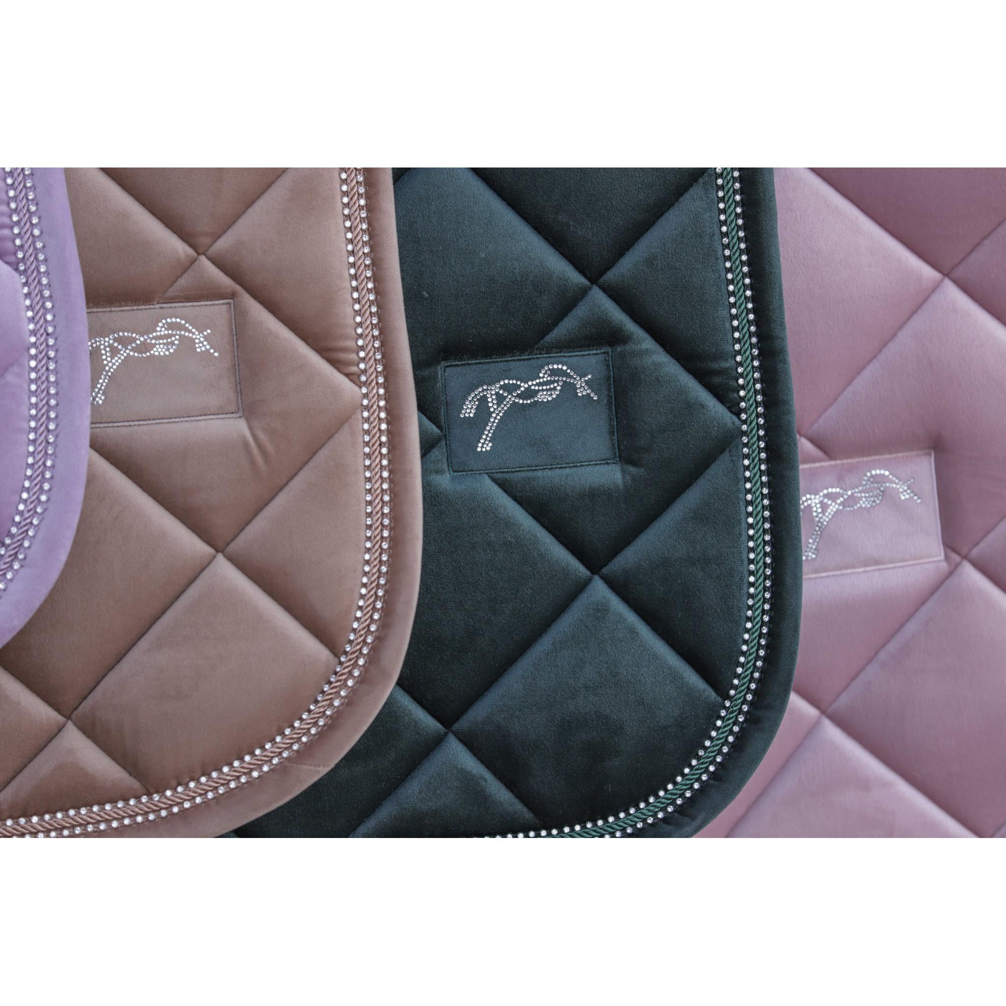 Pénélope New Strass Saddle pad - All purpose Dark green 204841009