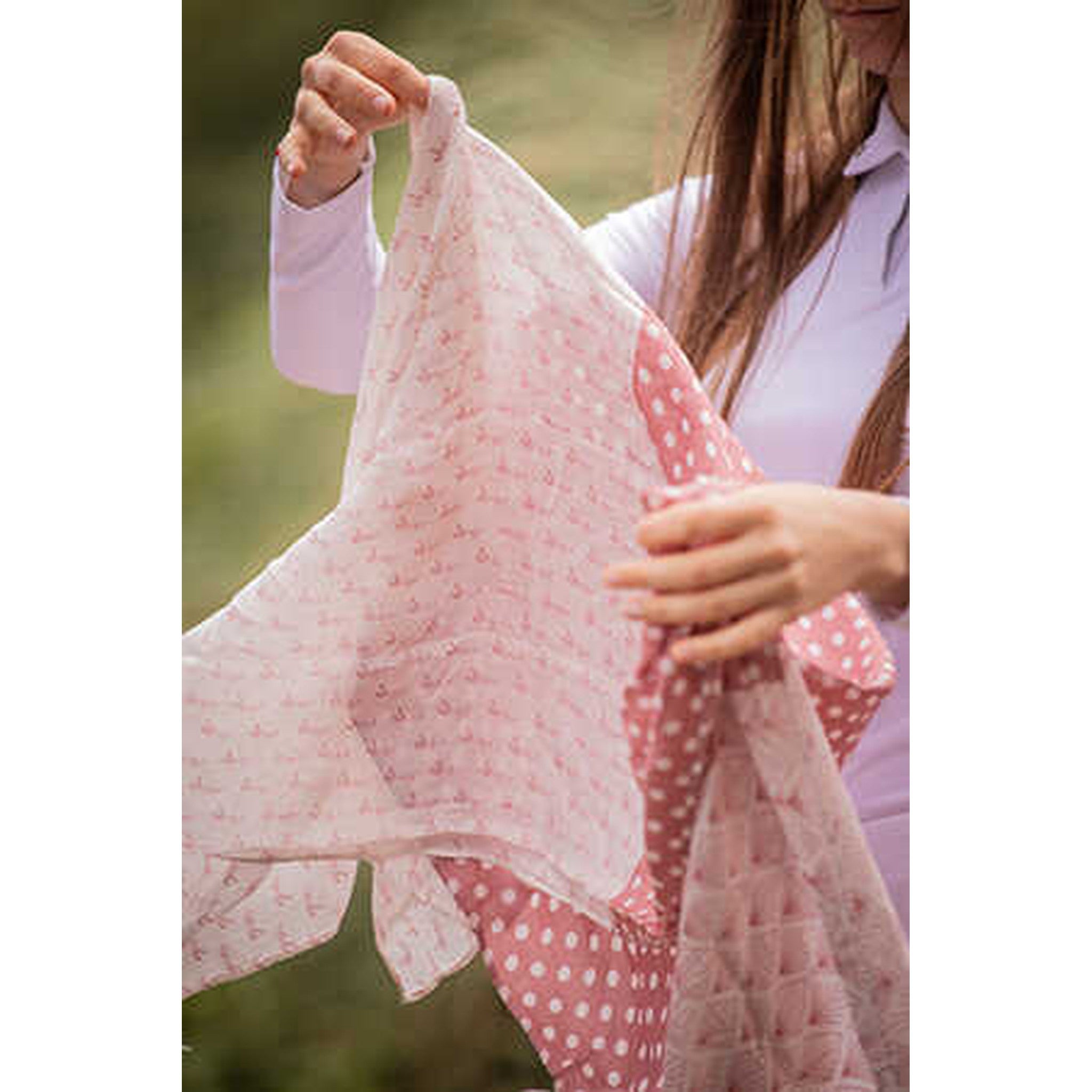 Pénélope Alix stole Pink / ecru 985853013