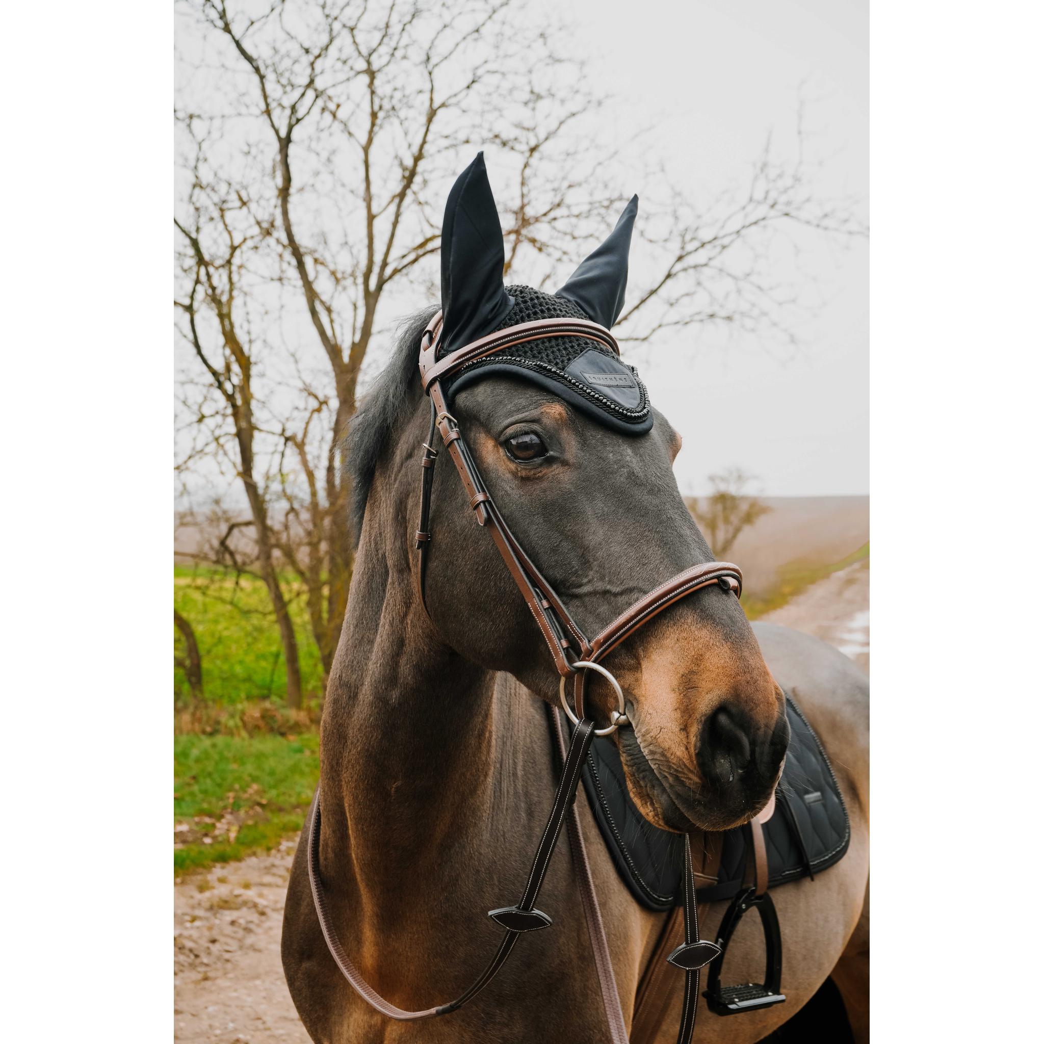 EQUITHÈME Pearl Fly Veil Black - 306888102_ambi_3