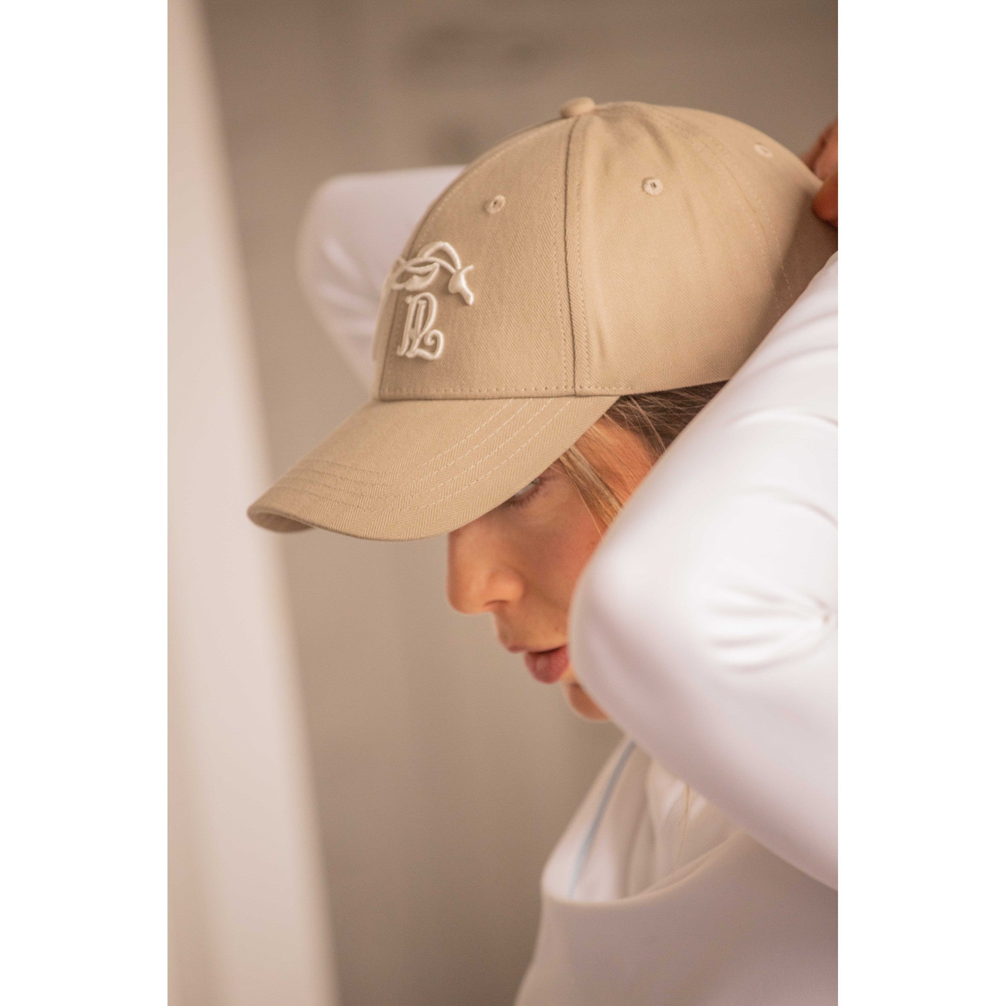 Pénélope Naomi Cap Taupe/white 993811027