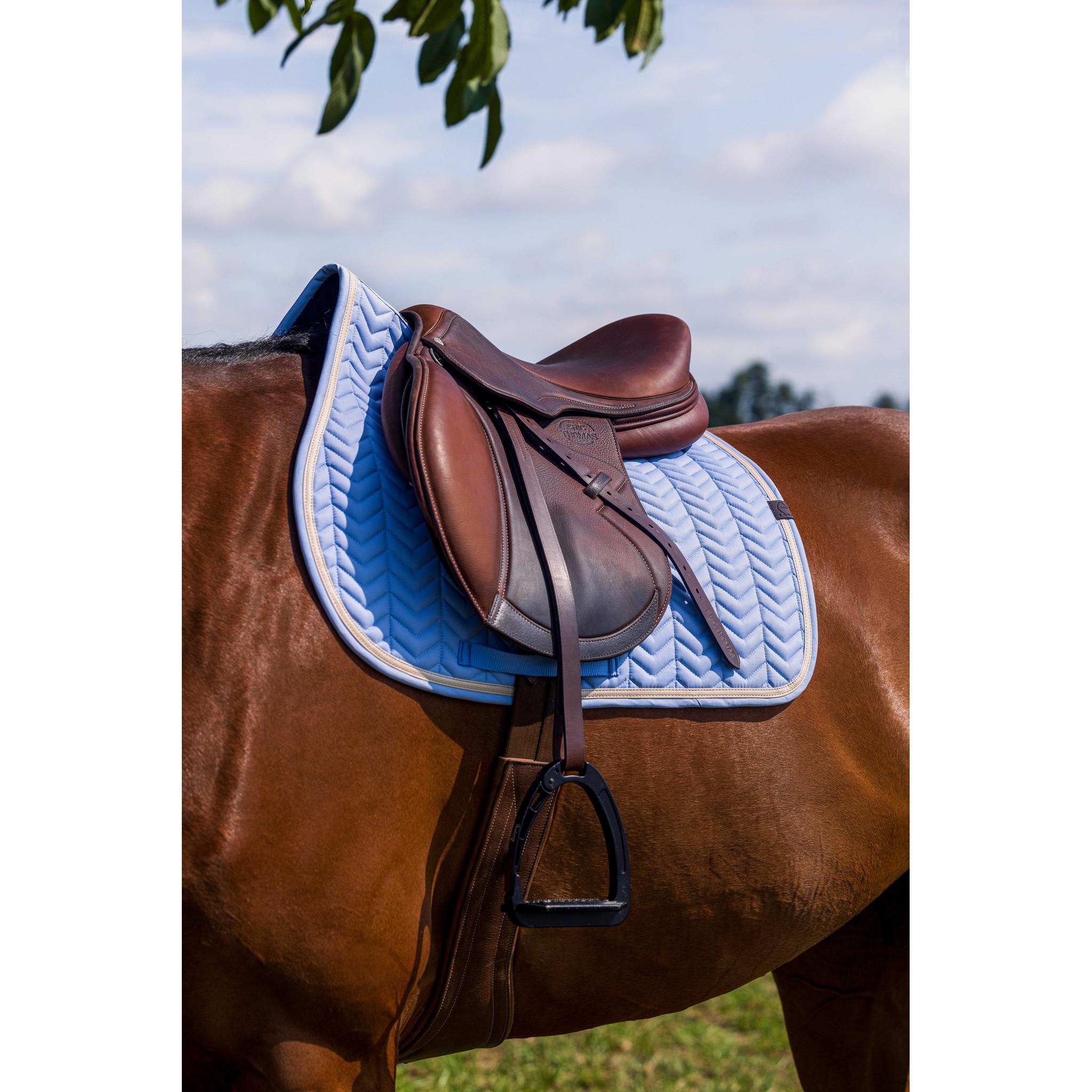 EQUITHÈME Softypop Saddle Pad - All purpose Light blue 204003012