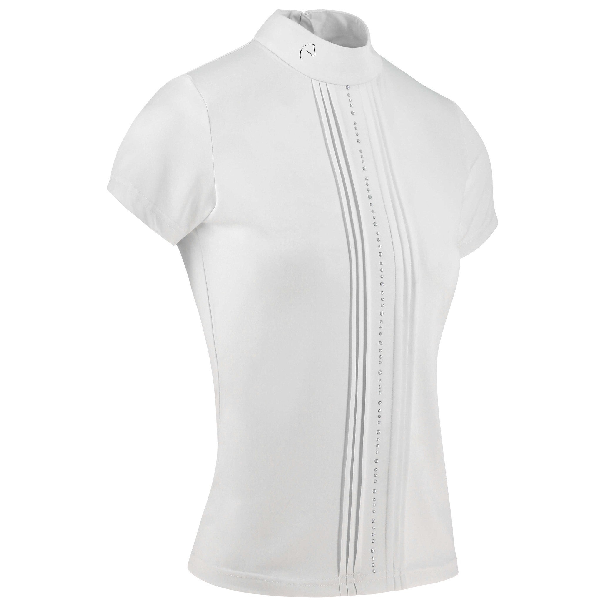 EQUITHÈME Dorla Show Polo Shirt - Ladies White 962106011
