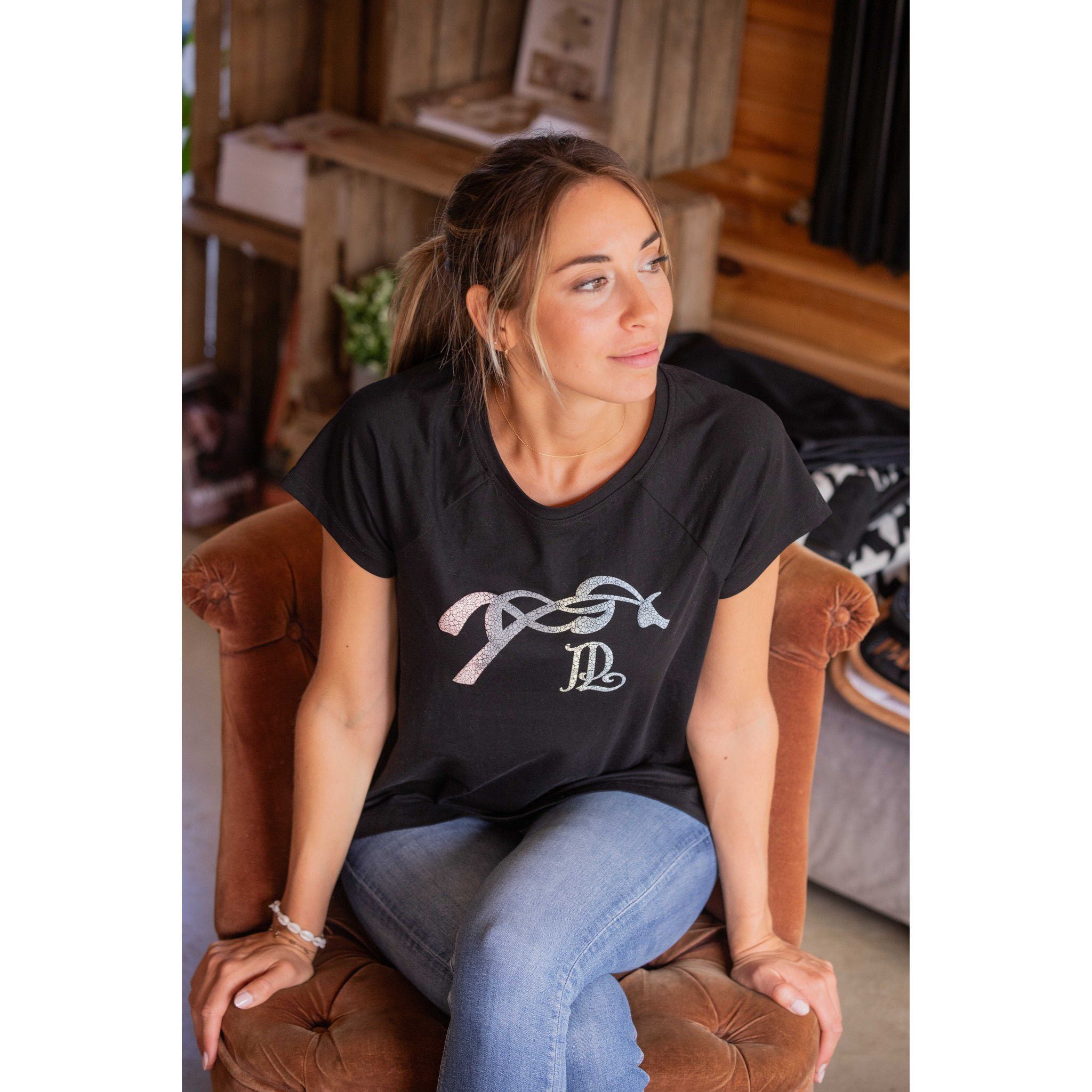 Pénélope Funky T-shirt - Ladies Black 963422021