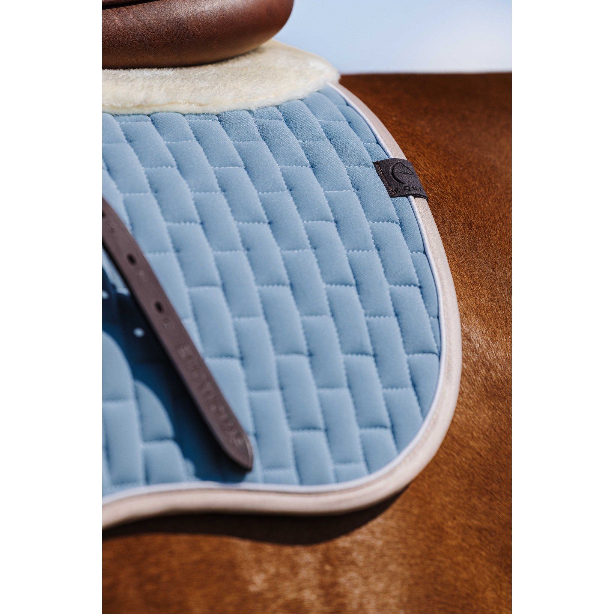 EQUITHÈME Dinard Saddle Pad - All purpose Blue/light blue 204007012