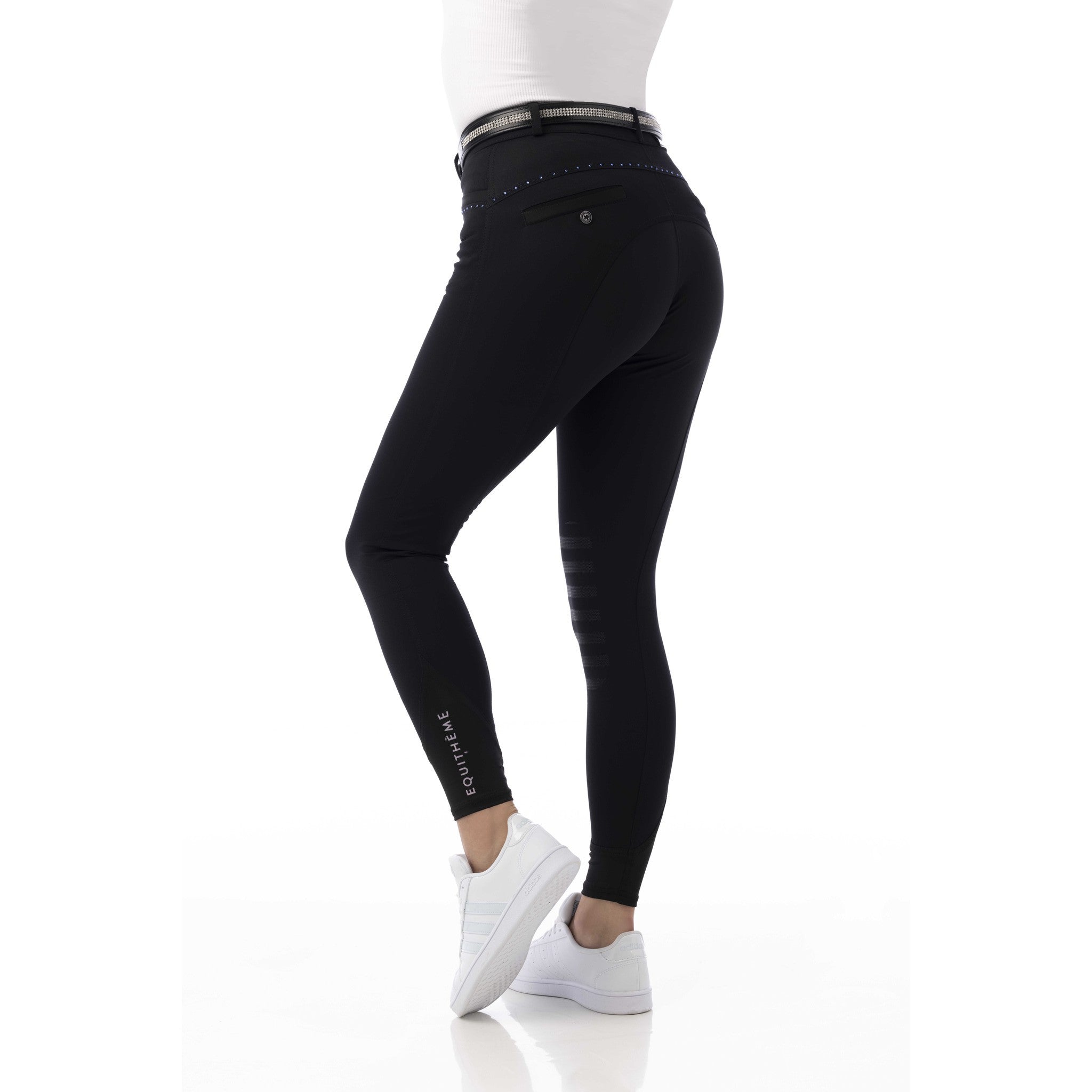 EQUITHÈME Safir Breeches - Ladies Black/blue 979357236