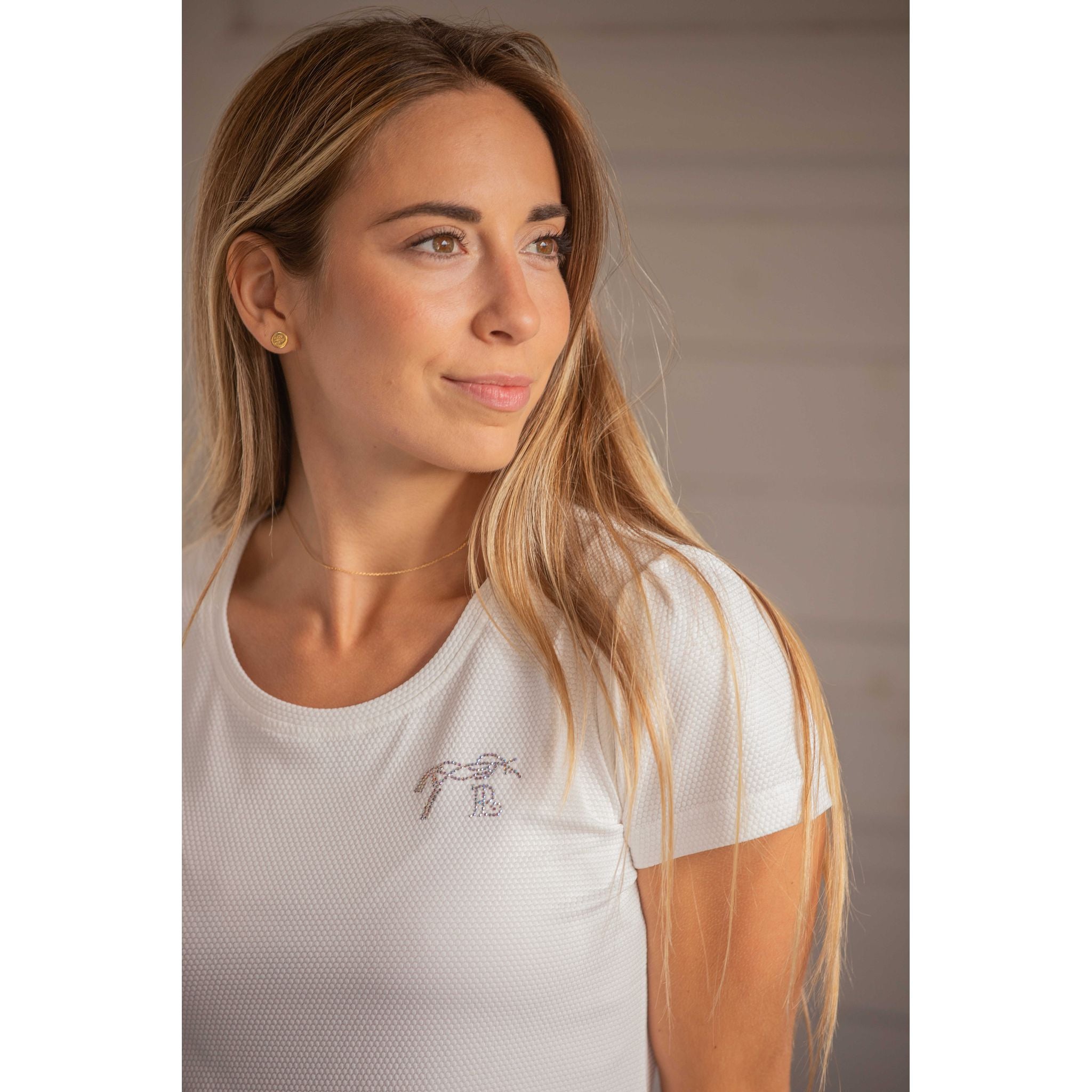 Penelope Techty Honey T-Shirt - Women's Ecru - 963425051_ambi_2