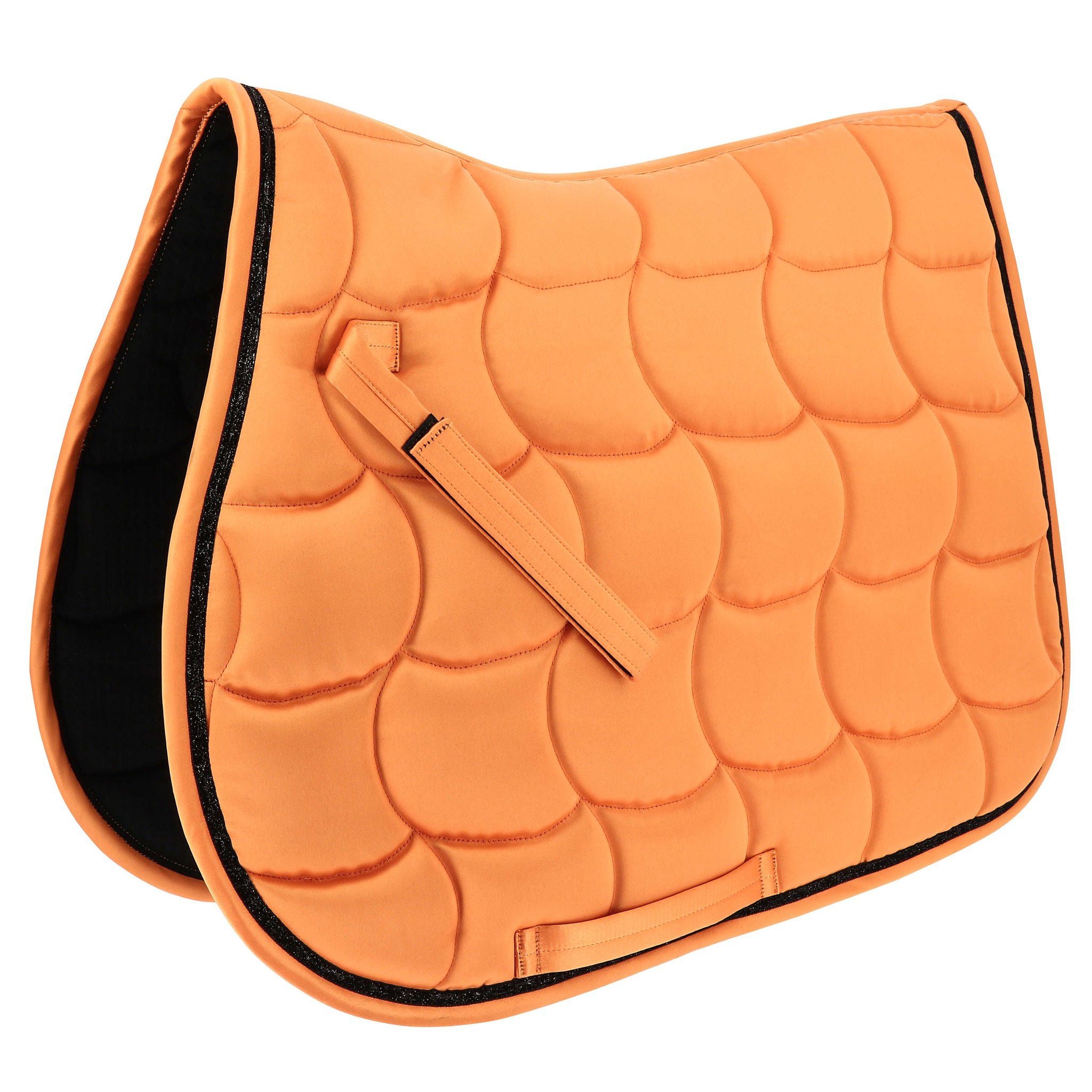EQUITHÈME Satin Saddle pad - All purpose Orange 204432022