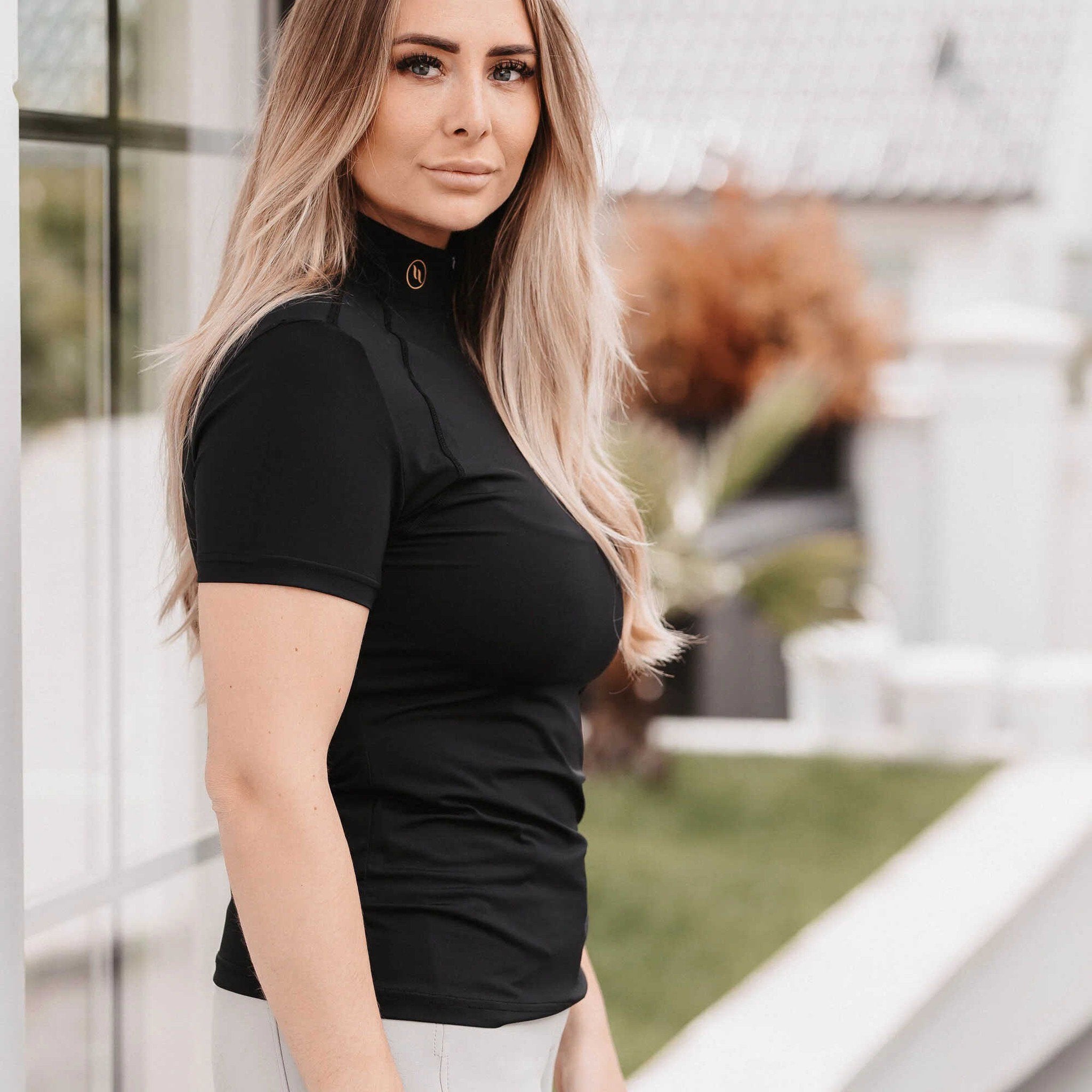 Back on Track® Inez Top - Ladies Black b16999001