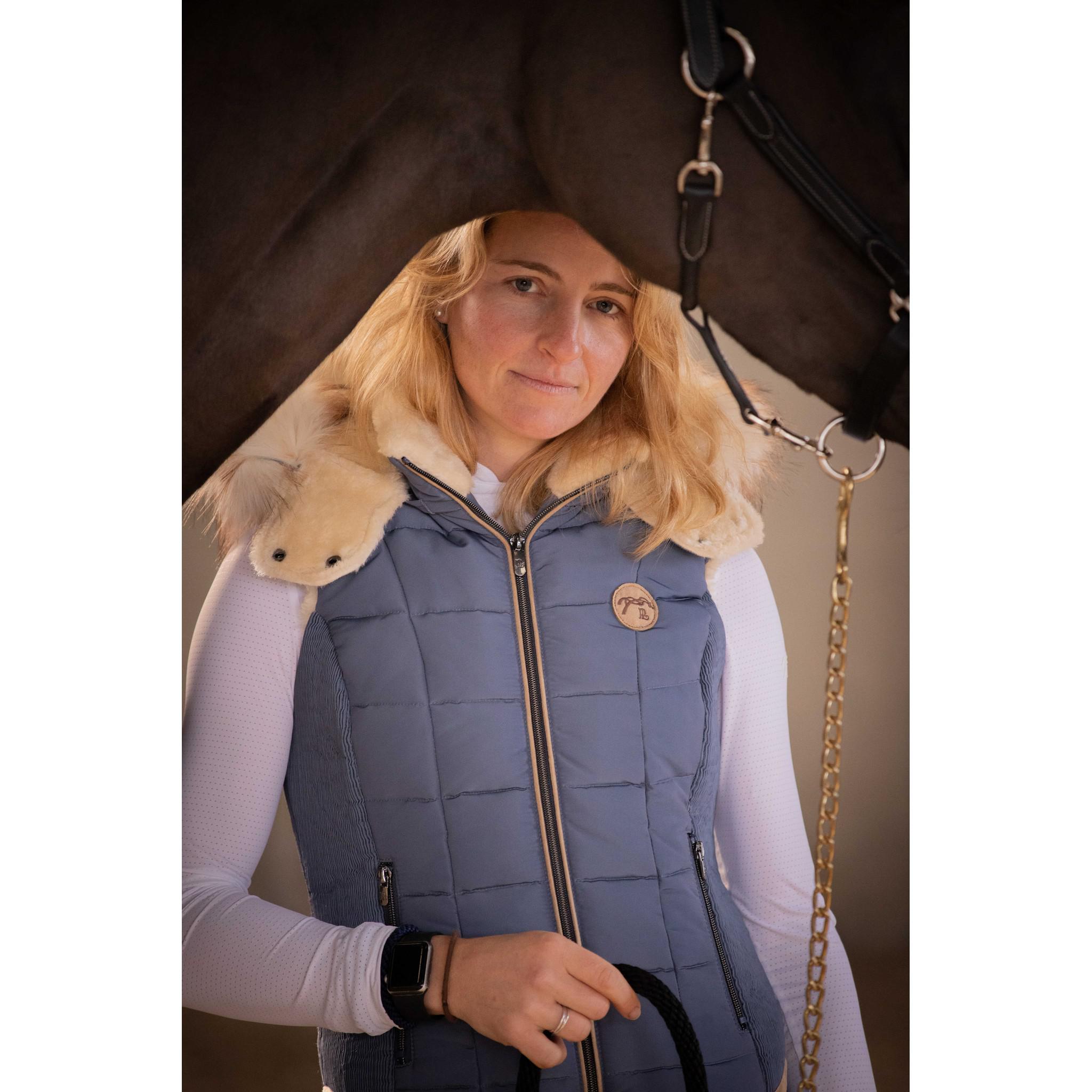Pénélope New Roge Padded Jacket - Ladies Blue / gray 978806191