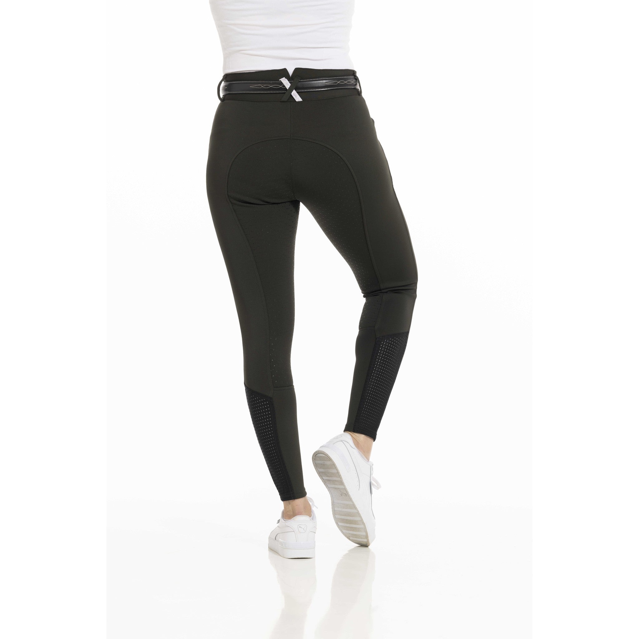 EQUITHÈME Claudine Breeches with silicone full seat - Ladies Dark green 979788936
