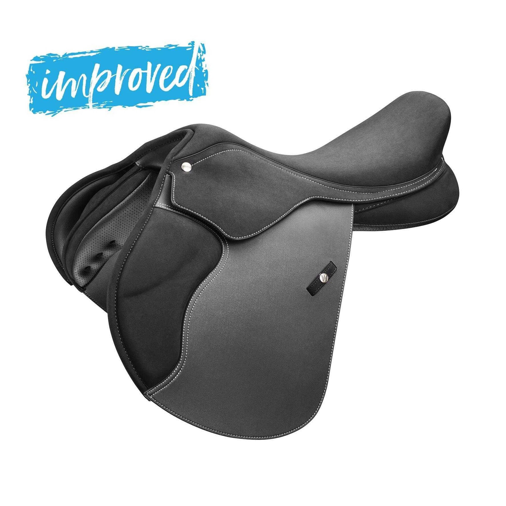 WINTEC Pro Jump Cair® Hart Pony Saddle Black - 118392040_packshot_1