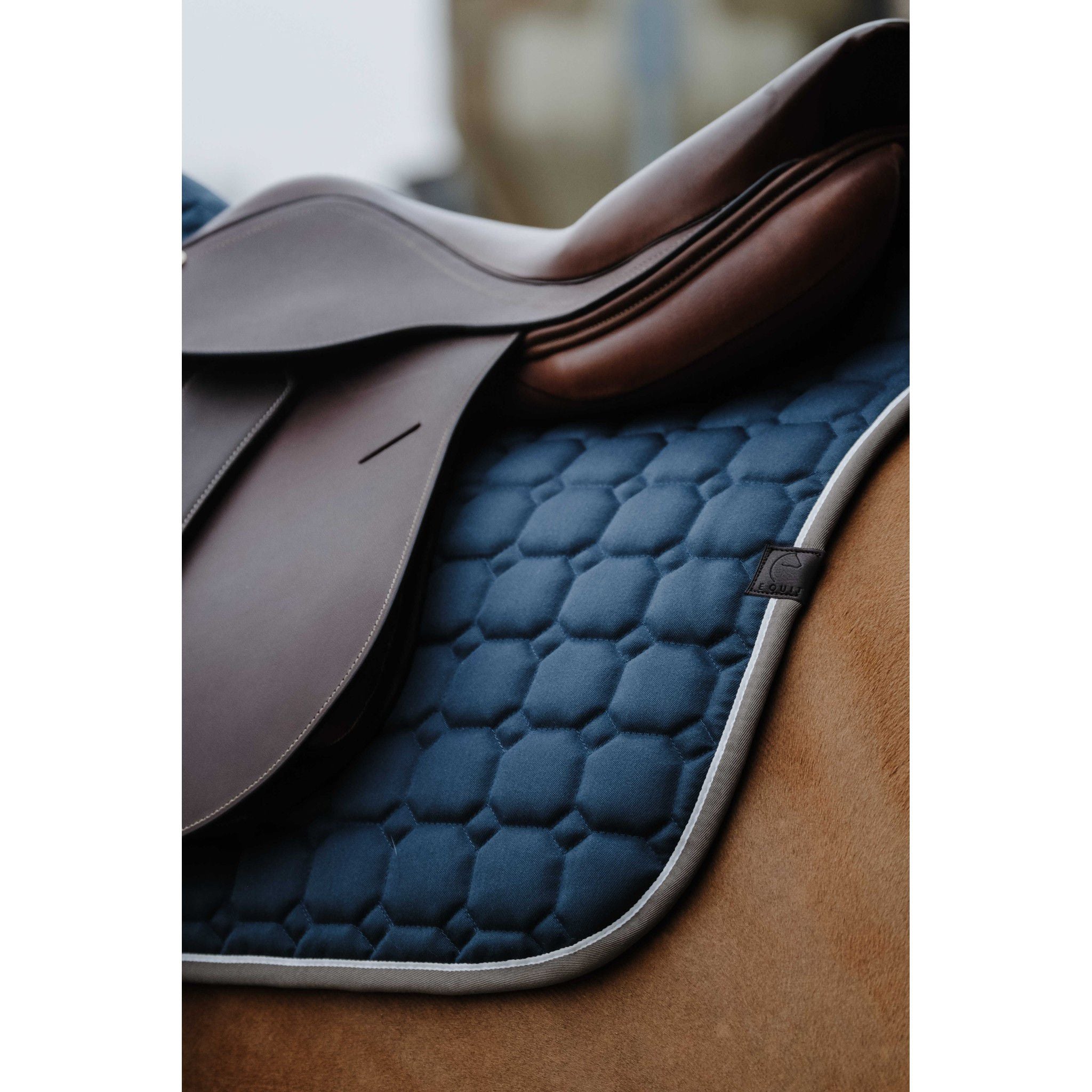 EQUITHÈME Orion saddle pad - All purpose Peacock blue 204774040