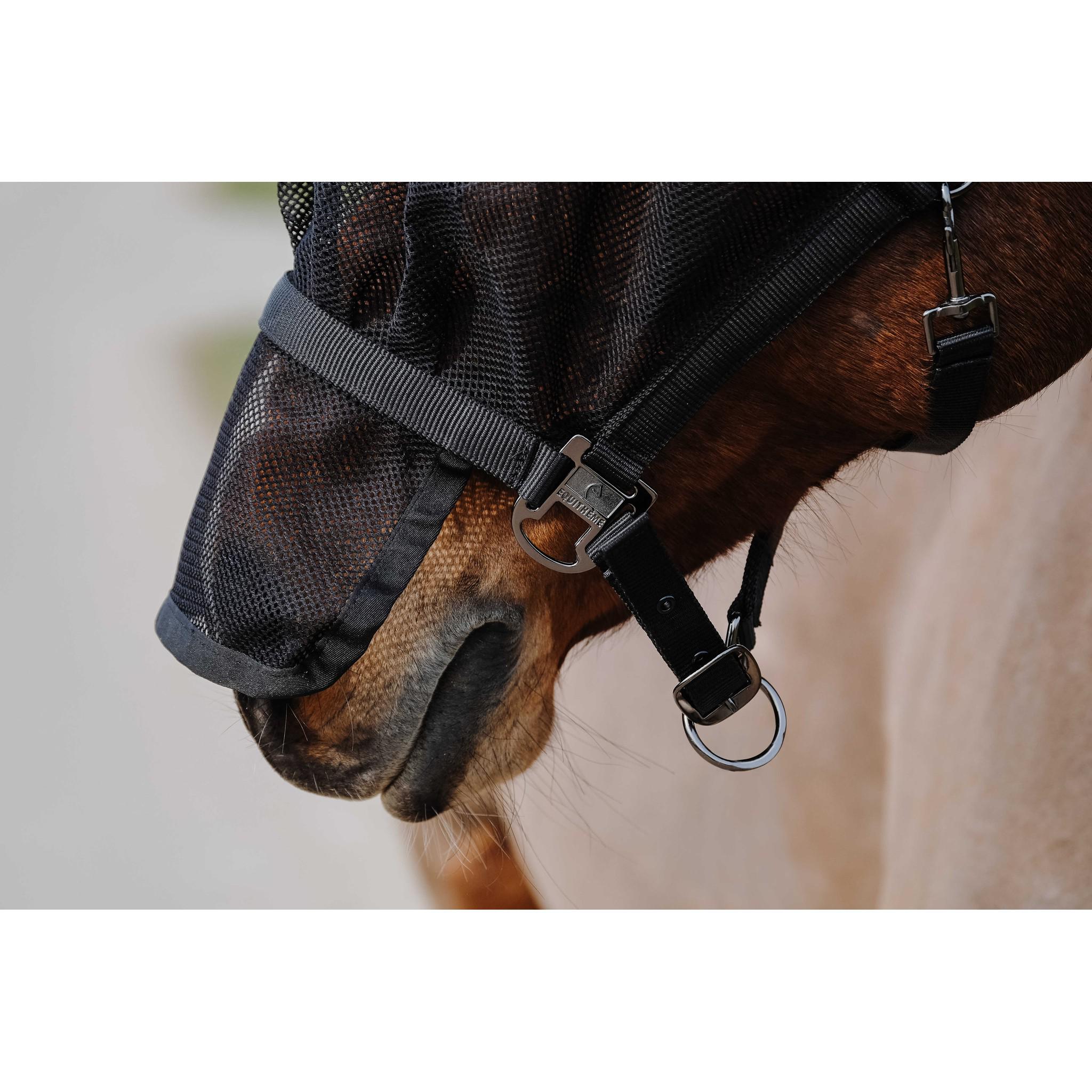 EQUITHÈME Halter + fly mask Black 510062003