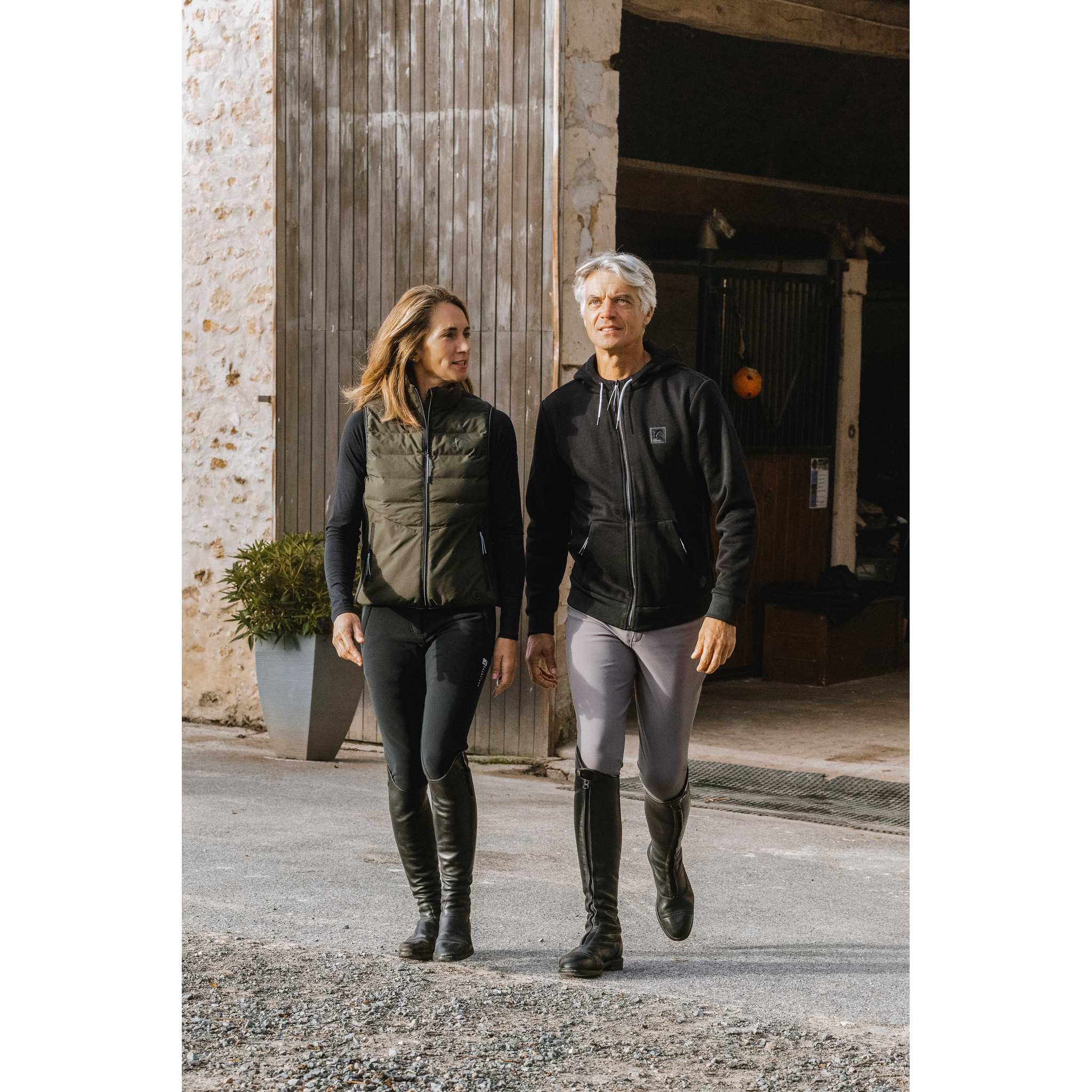 EQUITHÈME Sasha Heated Vest - Adult Khaki 981004093