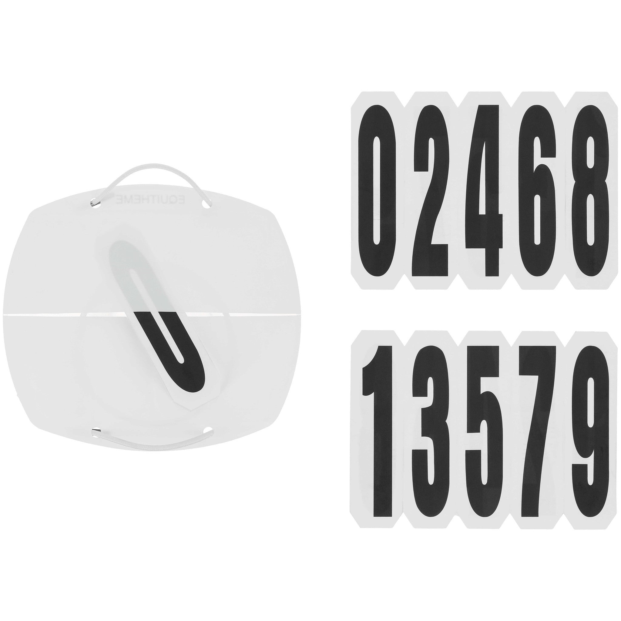 EQUITHÈME 4-Digit Show Number White 904166001
