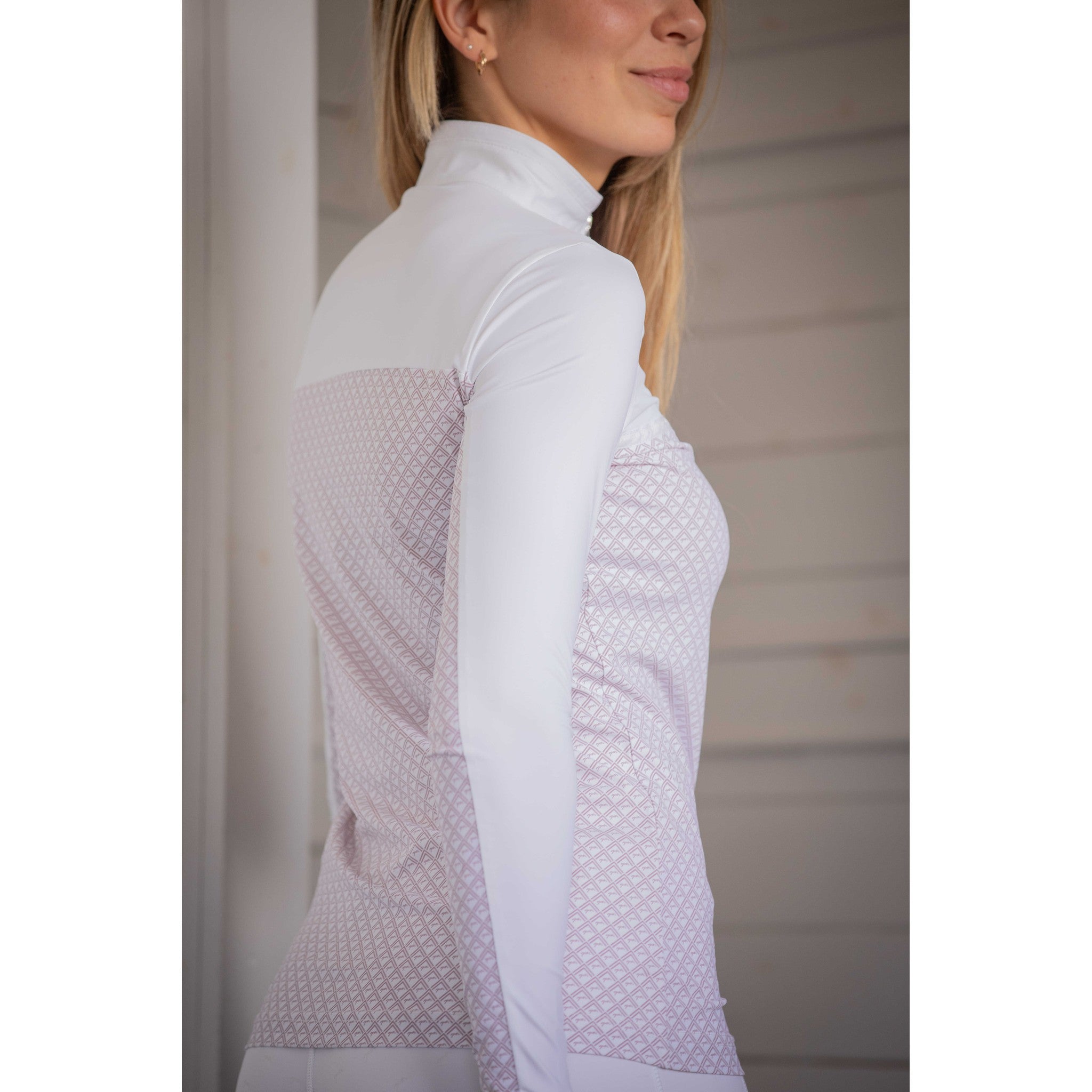 Pénélope Debbie Show Polo Shirt - Ladies White/pink 987920011